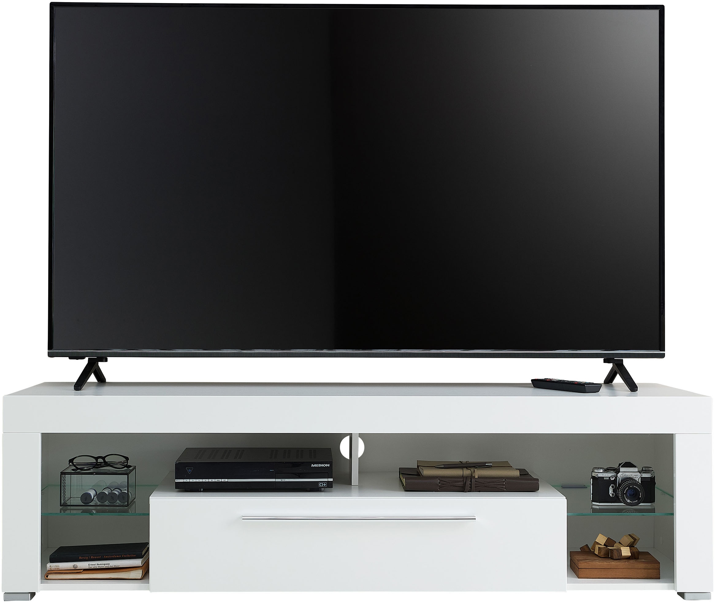 Stolkom TV-Schrank »Goal« Oberboden bis 25 kg belastbar, 1 Klappe mit Griff