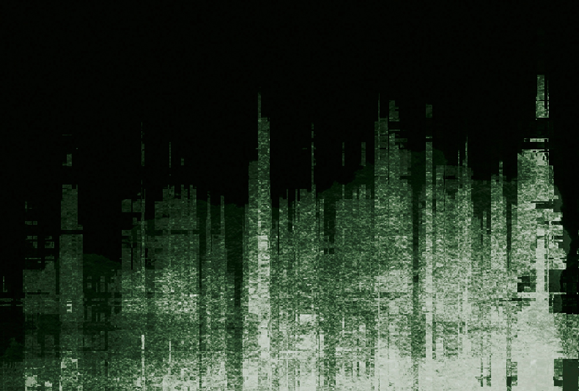 Architects Paper Fototapete »Atelier 47 Skyline Artwork 3« Stadt glatt Vlie günstig online kaufen