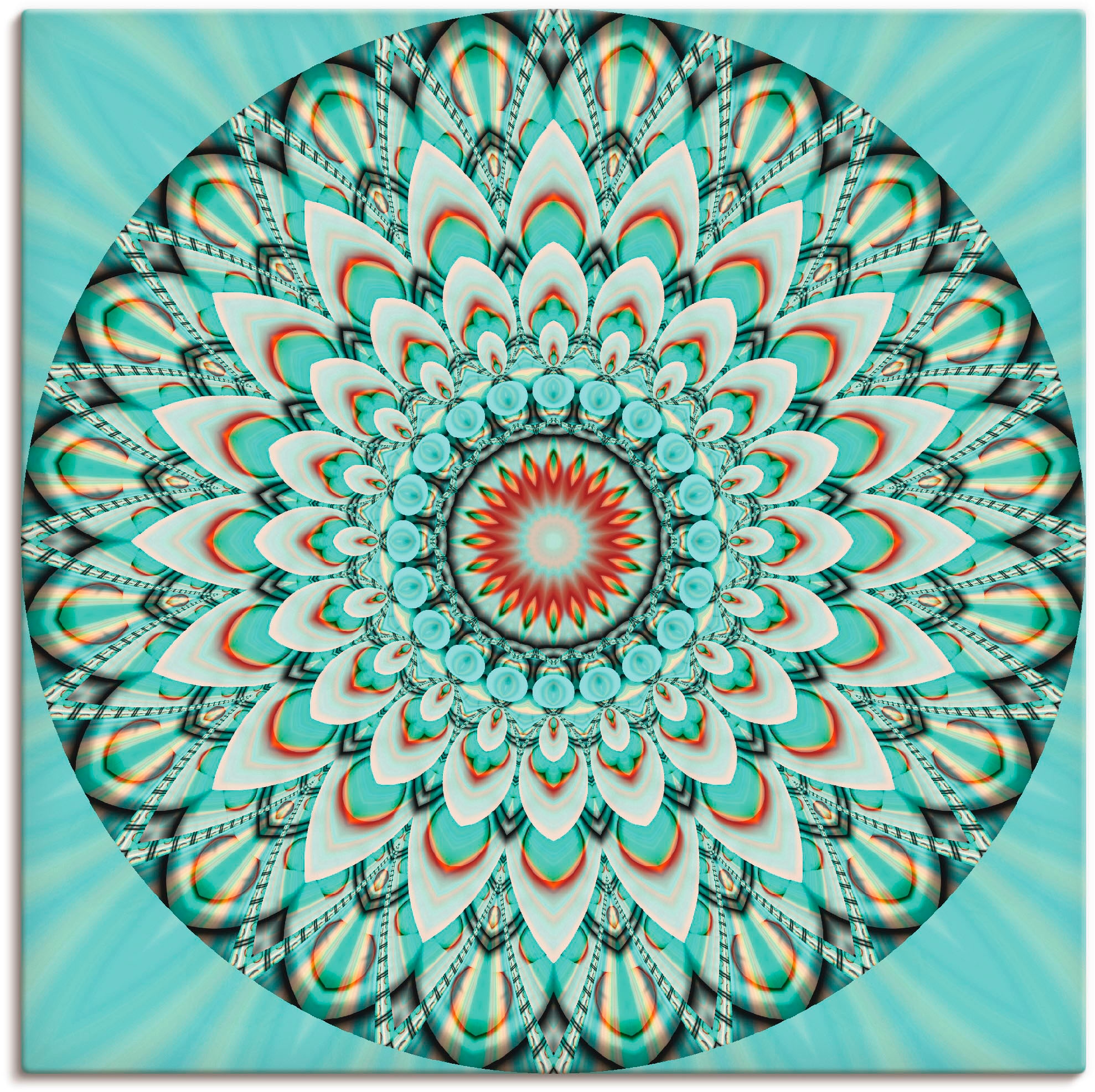 Artland Wandbild »Mandala Integrität«, Muster, (1 St.), als Leinwandbild, W günstig online kaufen