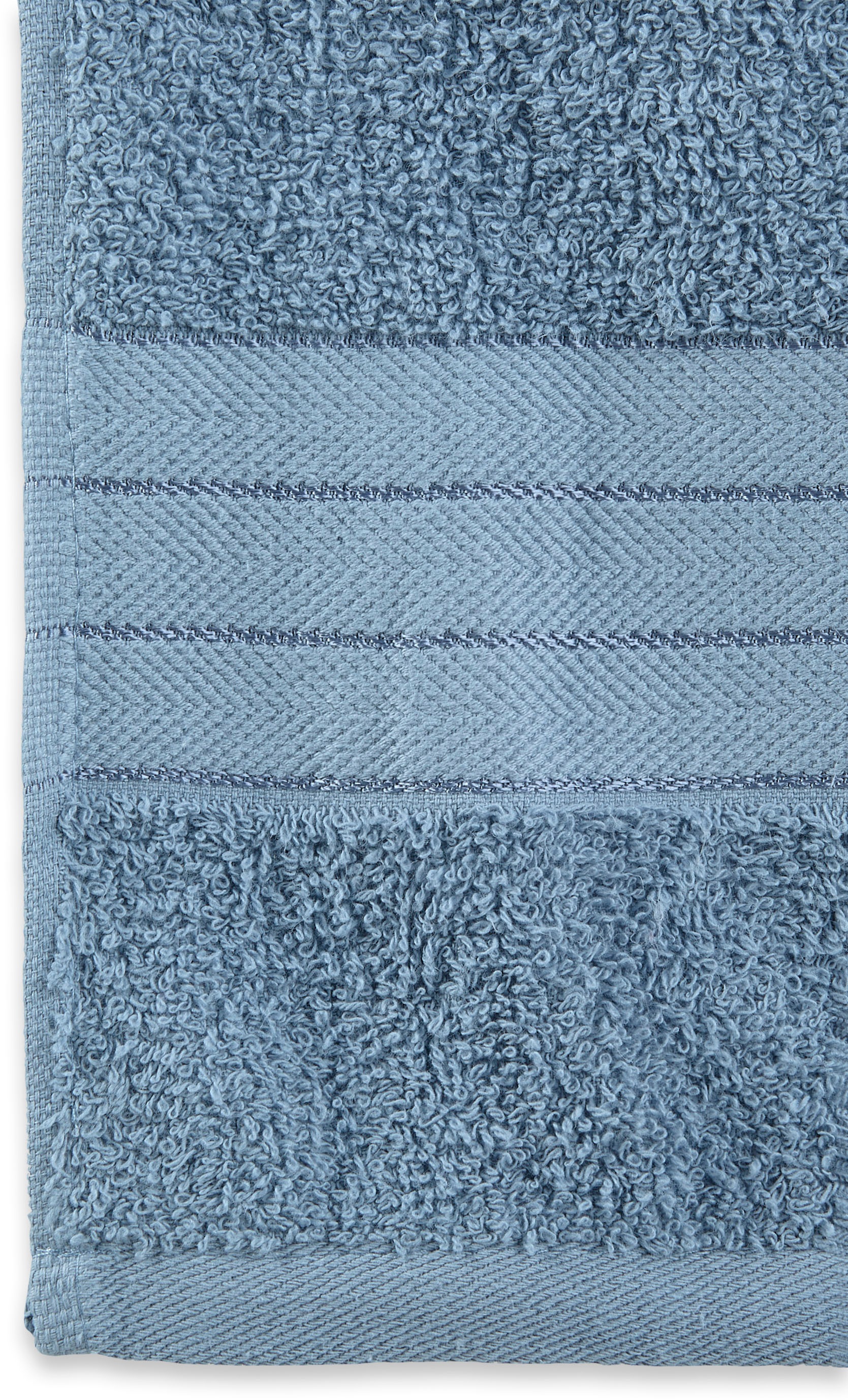 good morning Badetuch »Uni Towels«, (2 St., 2er Set Badetücher 70 x 140 cm), Baumwolle, Walkfrottee, Bordüre, 500 GSM, Einfarbig, ohne Aufhängung