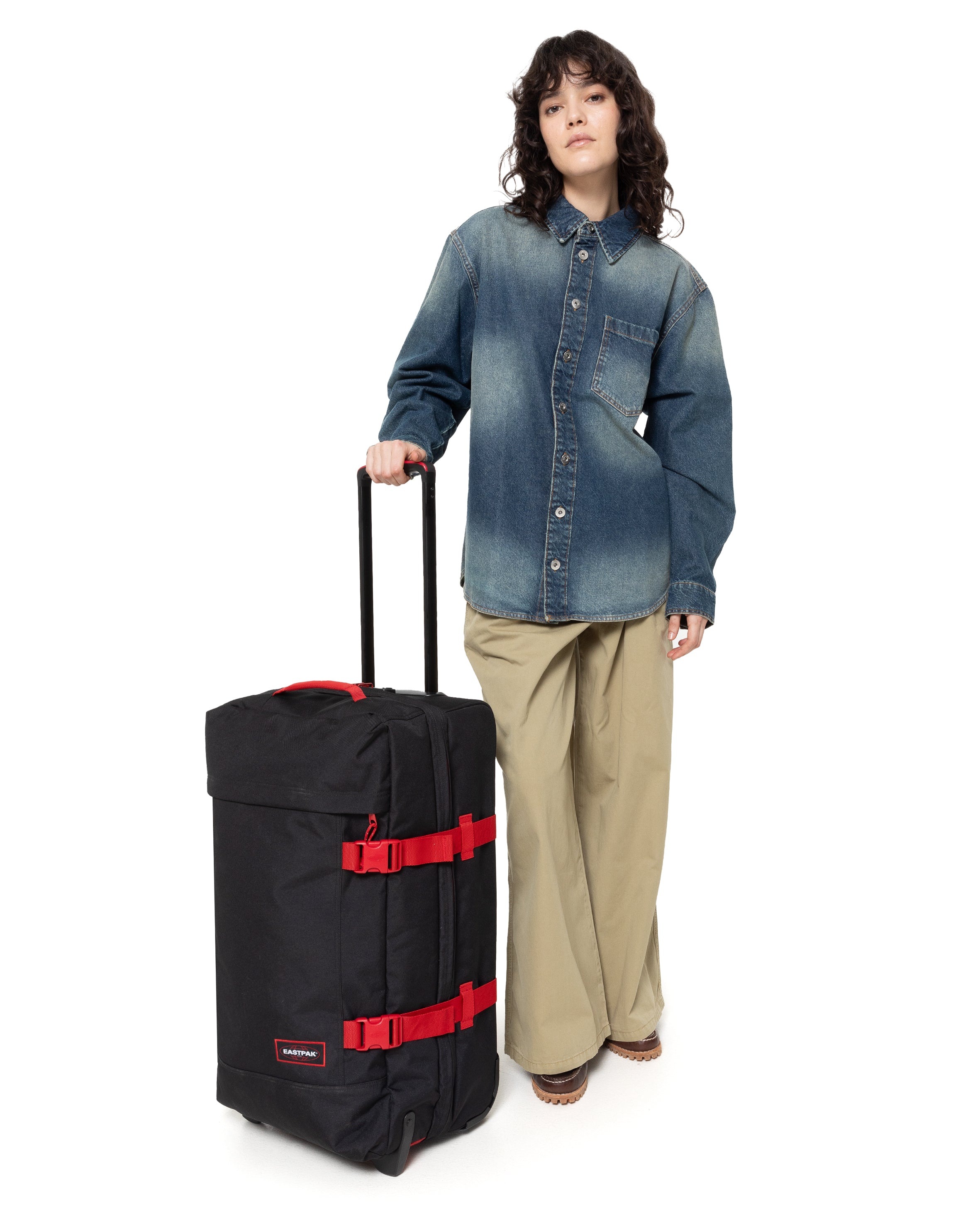 Eastpak Weichgepäck-Trolley »TRANVERZ M« 78 l 2 Rollen Handgepäck-Koffer Reisegepäck Reisekoffer TSA Schloss