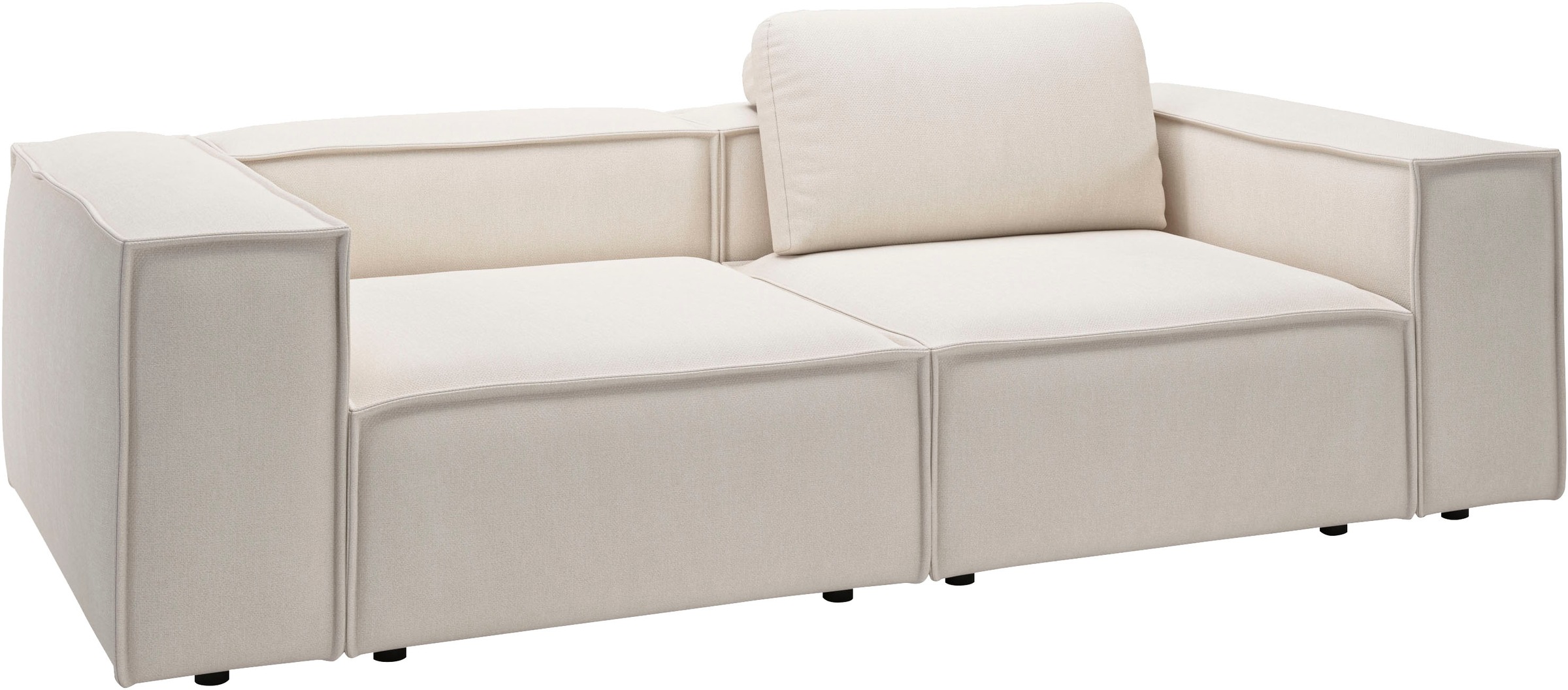 Places of Style 2-Sitzer »Watertown, modernes Sofa 246 cm breit, auch in Feincord«, stilvolles Sofa für 2 Personen mit extra breiter Sitzfläche