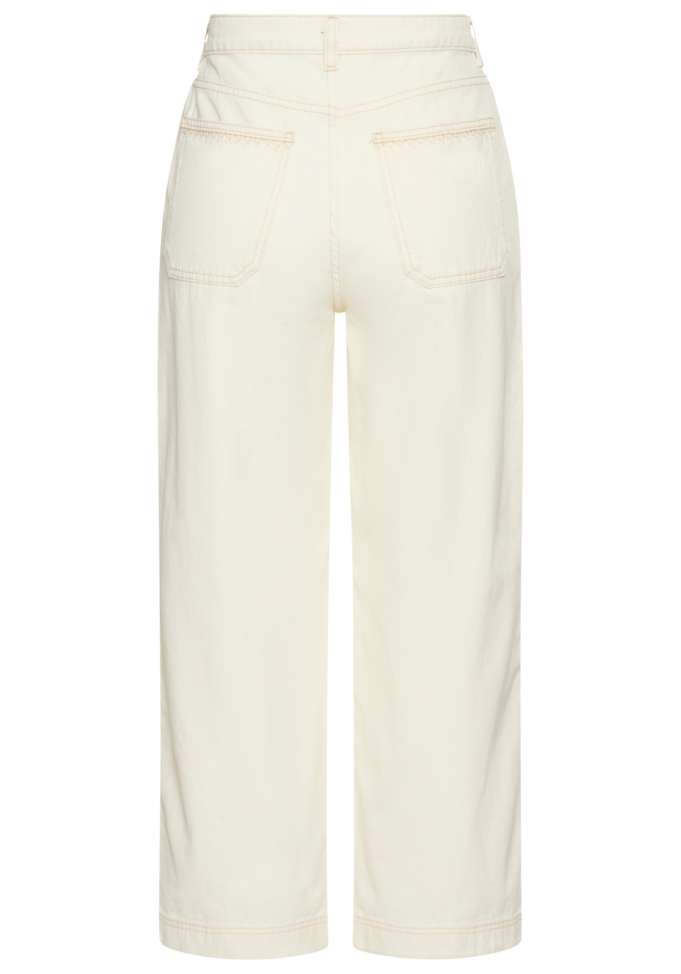 BOSS ORANGE Weite Jeans »Marlene High Rise, Premium Damenmode«, (BOSS ORANGE DENIM), in Cropped-Länge, High Waist