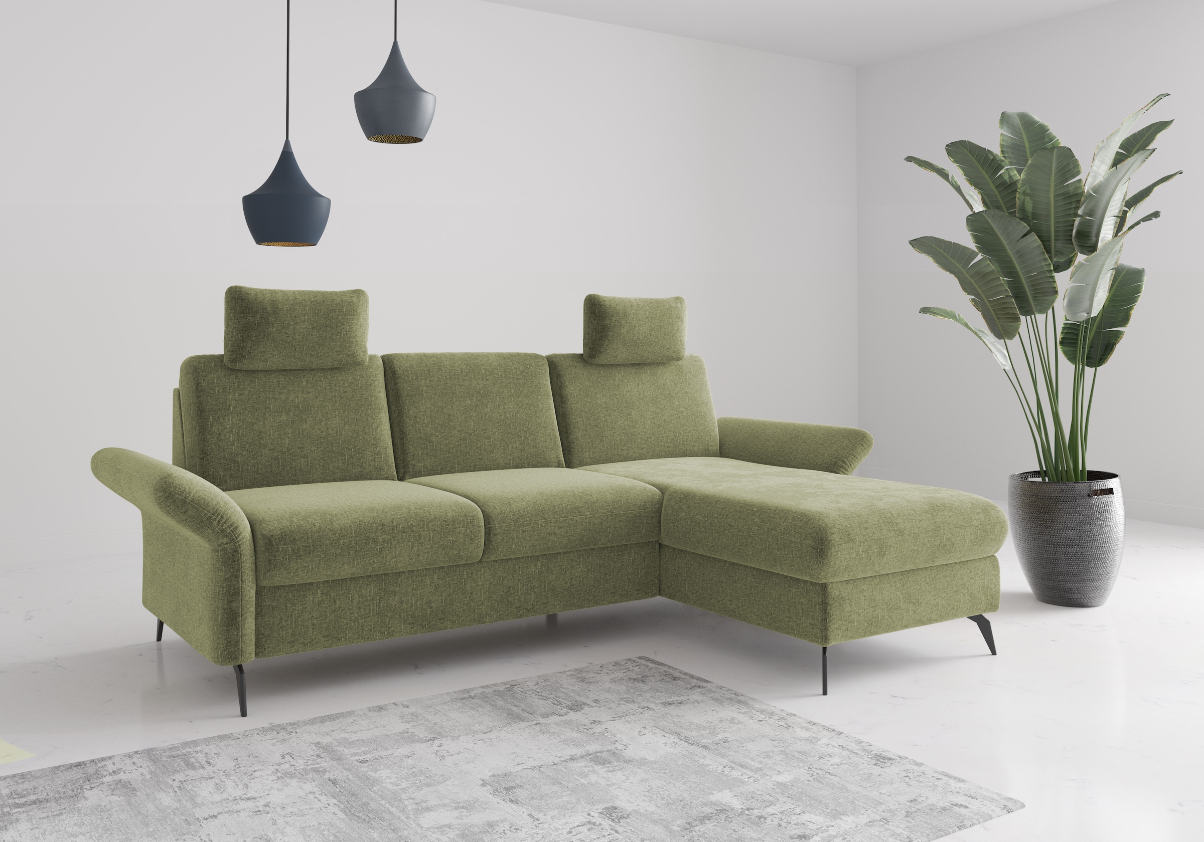 Home affaire Ecksofa »Rochelle«, wahlweise mit Bettfunktion, Bettkasten und günstig online kaufen