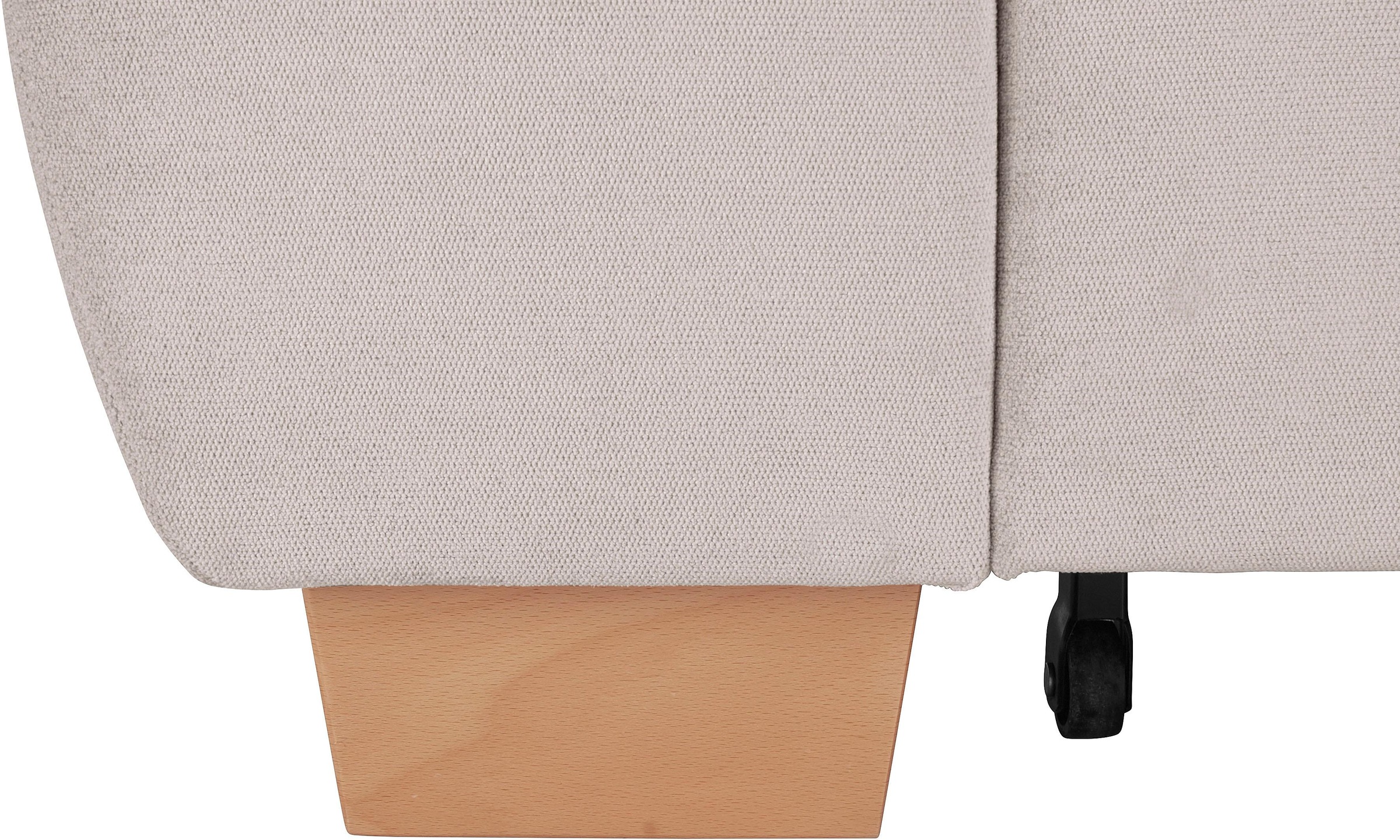 sit&more Ecksofa »Santo L-Form«, mit Federkern, wahlweise mit Bettfunktion und Stauraum