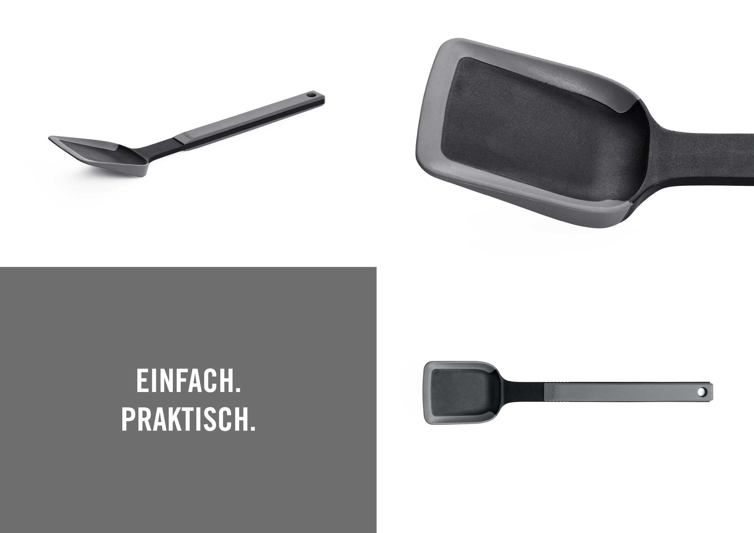 WOLL Pfannenwender »Cook it«, (1 tlg.), aus hochwertigem Kunststoff und Silikon