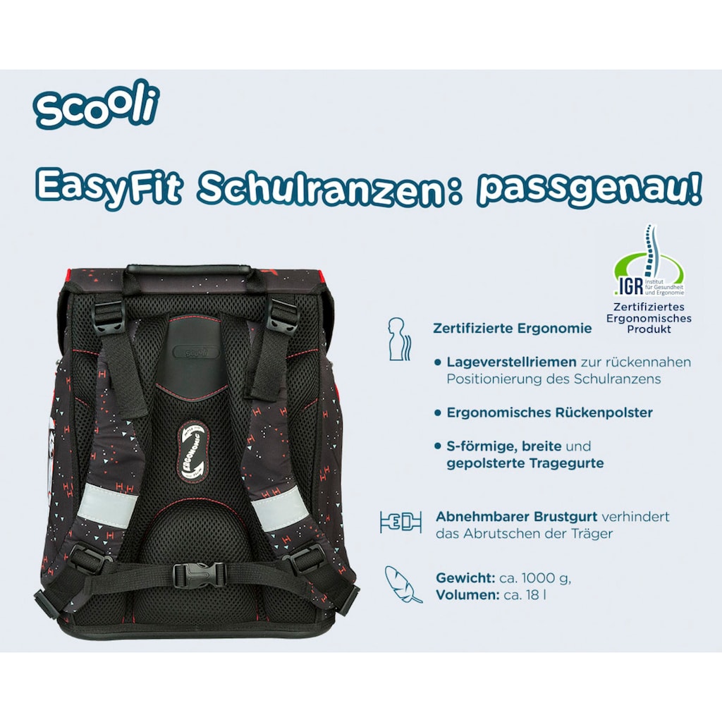 Scooli Schulranzen »EasyFit, Star Wars«, Reflektoren