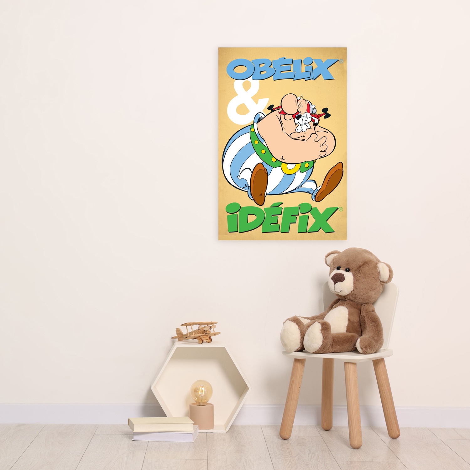LuckyLinde Leinwandbild »Obelix und Idefix II«, Cartoon-Comic-Fantasy-Figur günstig online kaufen