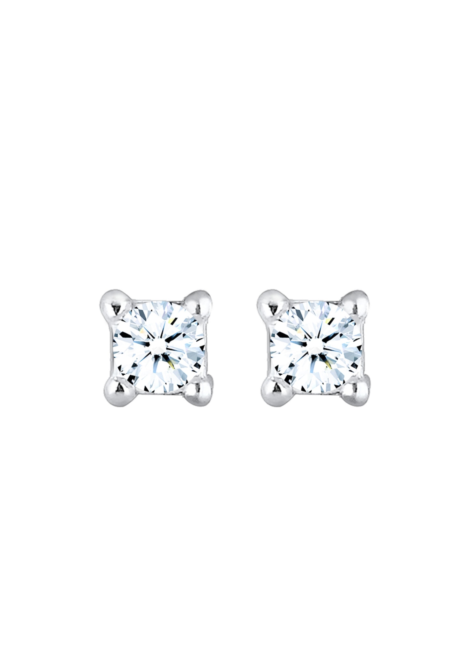 Elli DIAMONDS Paar Ohrstecker »Ohrstecker Diamant Brillantschliff (0.12 ct) 925 Sterling Silber«