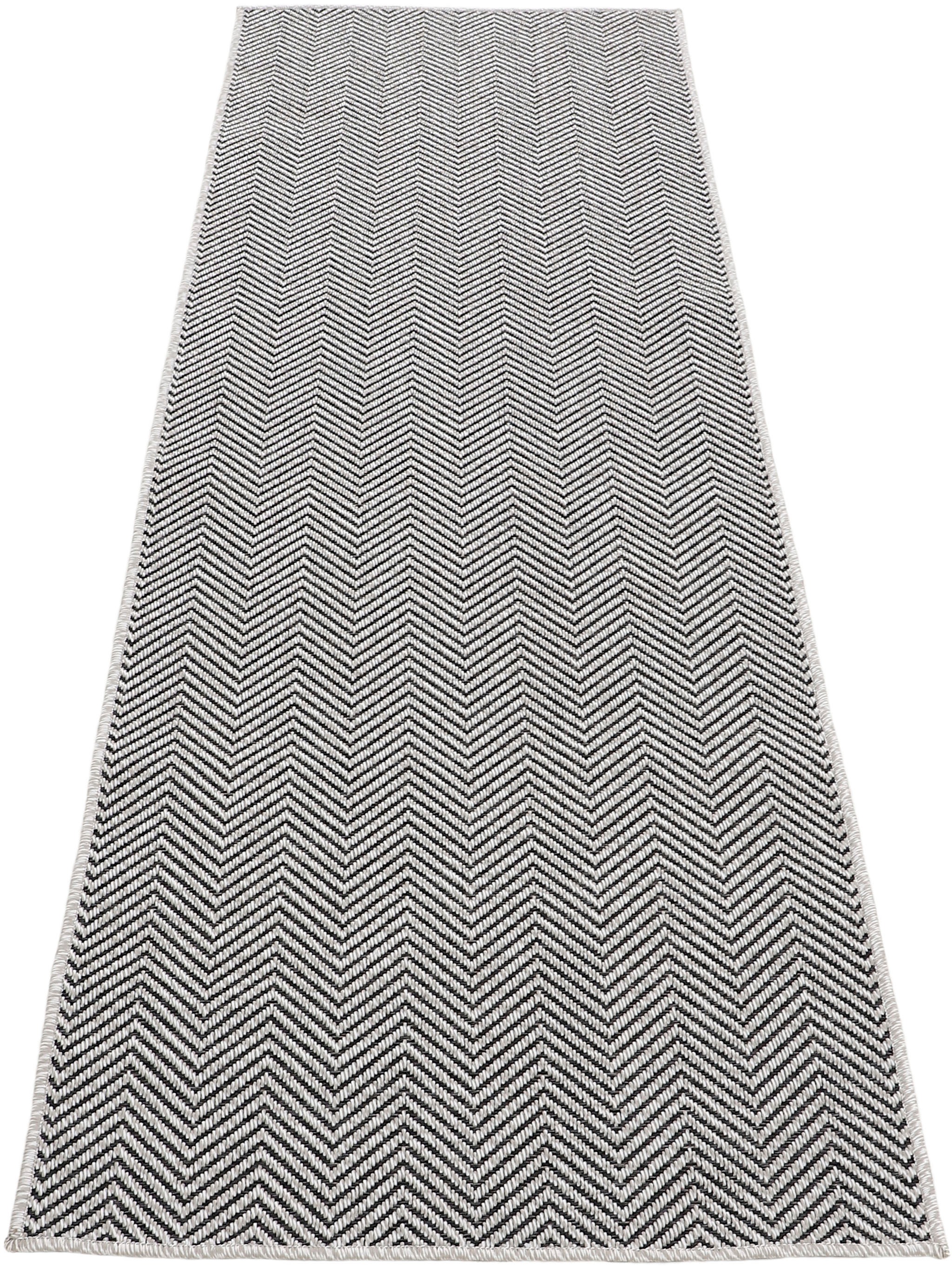 carpetfine Teppich »Boho 106«, rechteckig, 4 mm Höhe, robustes Flachgewebe, günstig online kaufen