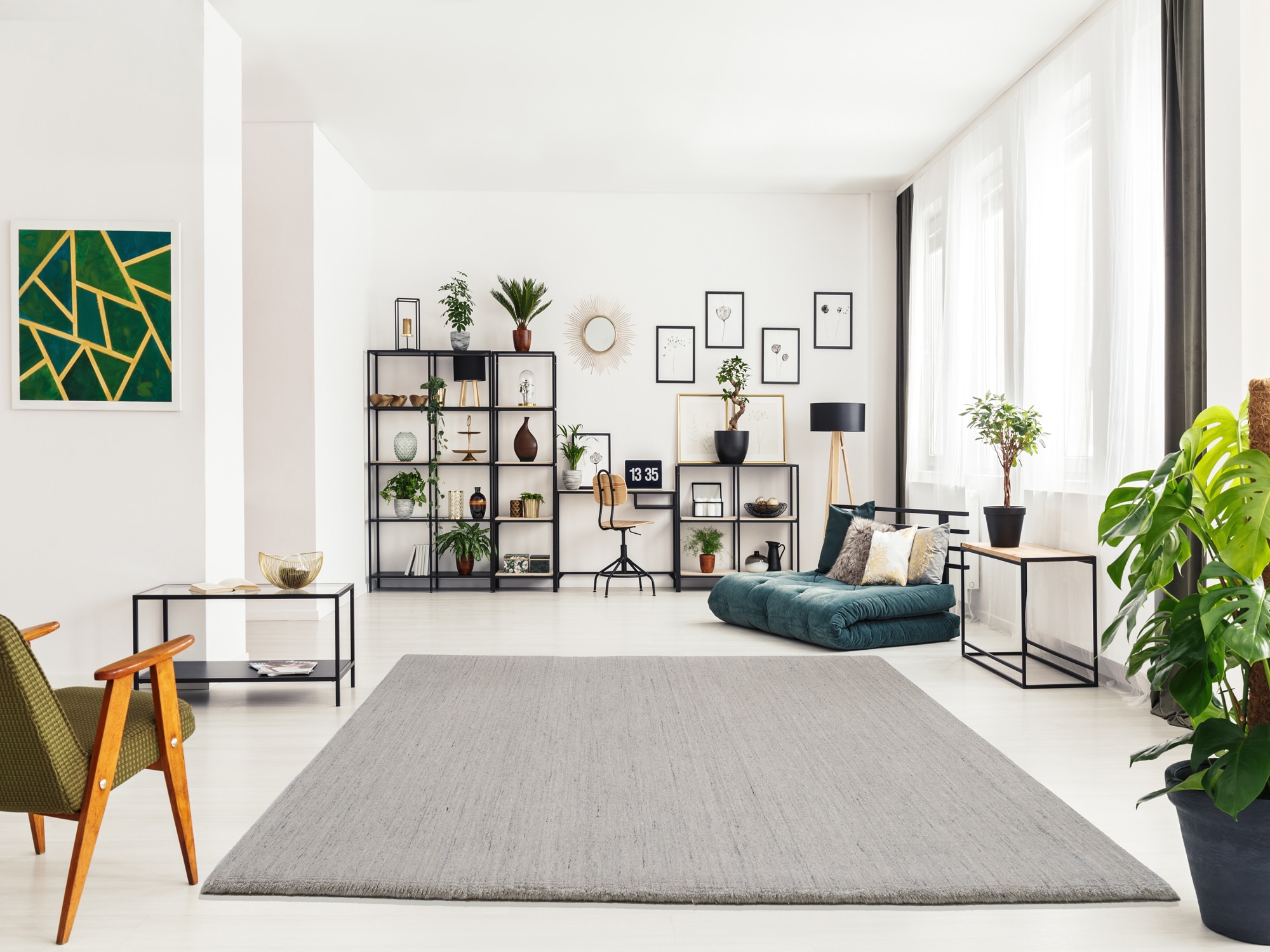 OCI DIE TEPPICHMARKE Teppich »SAMBIA«, rechteckig, 16 mm Höhe, reine Wolle, Handloom, hochwertig verarbeitet, natürlich warm