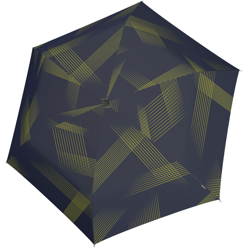 KNIRPS Taschenregenschirm »U.200 Ultra Light Duomatic, vision navy« vision navy