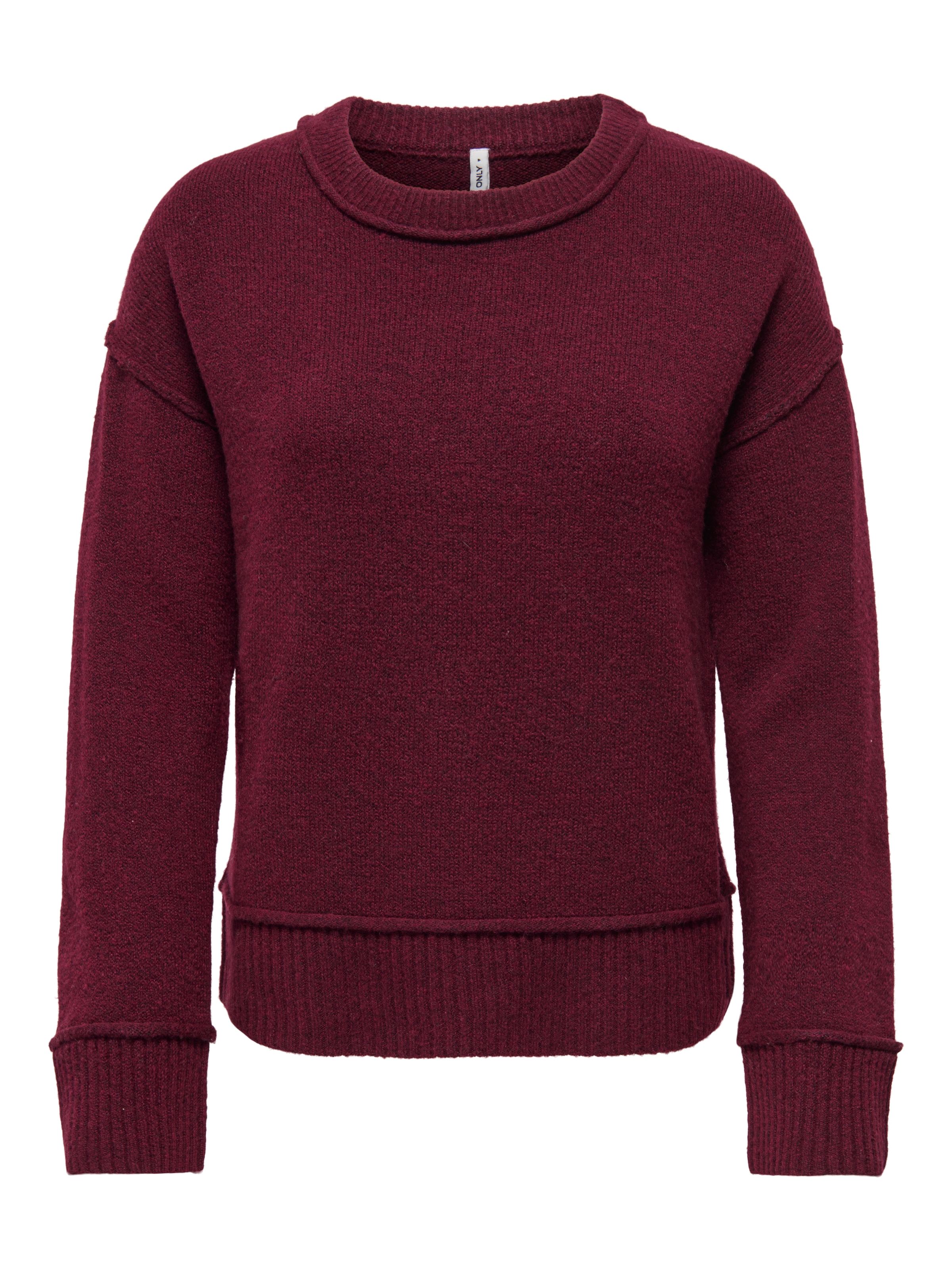 ONLY Strickpullover »ONLHAZEL LS DETAIL O-NECK  BF KNT«