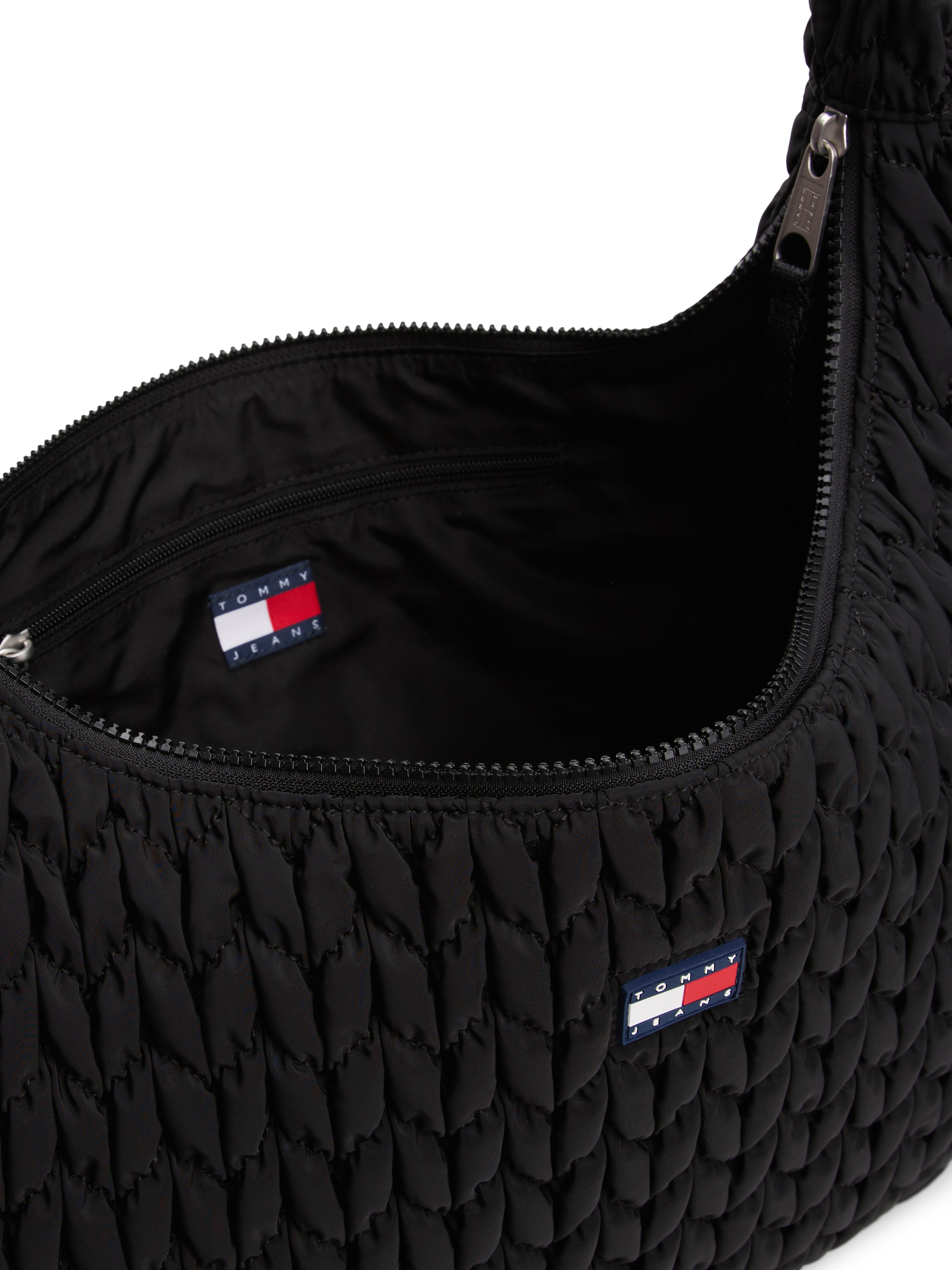 Tommy Jeans Schultertasche »TJW URBAN LARGE QUILTED X-BODY«, Damen Umhängetasche, Helnkeltasche im angesagten Stepp-Design