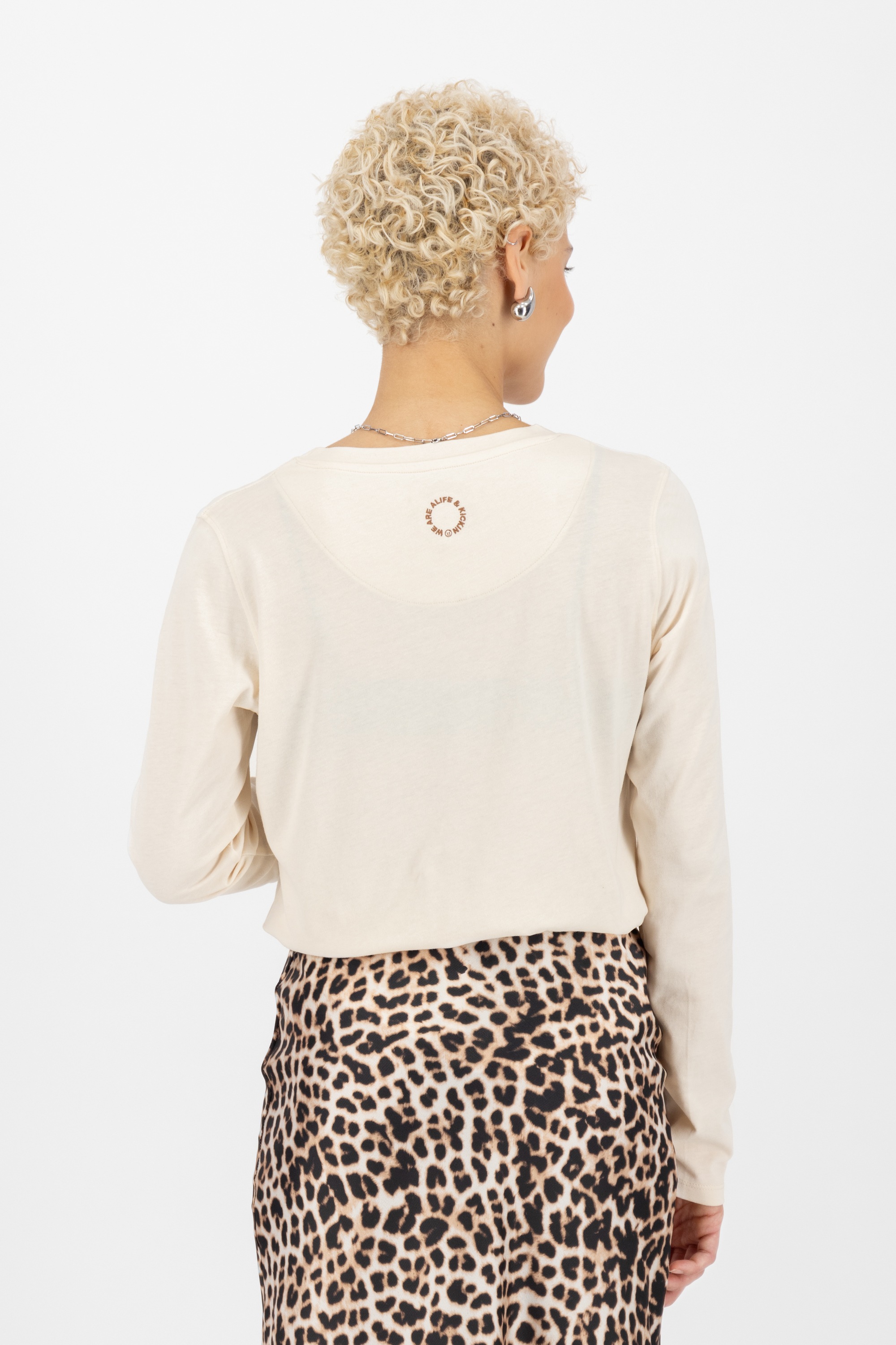 Alife & Kickin Langarmshirt »Damen LeaAK A« Figurnah geschnittenes Longsleeve Shirt mit Rundhalsausschnitt