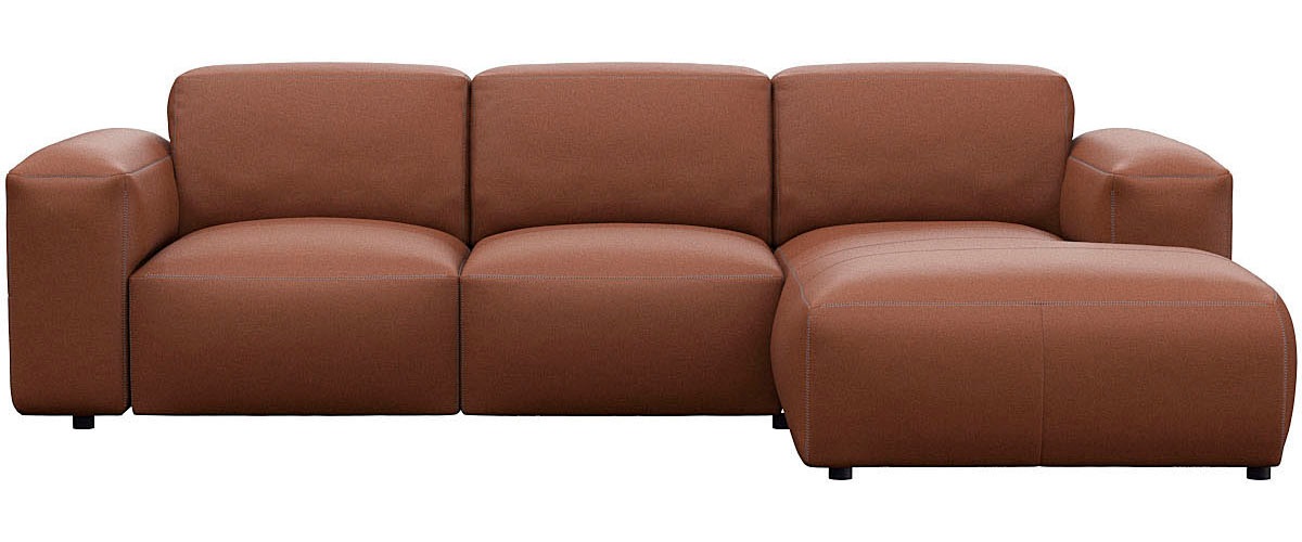 FLEXLUX Ecksofa »Lucera Chaislongue rechts oder links, L-Form, bequem«, mod günstig online kaufen