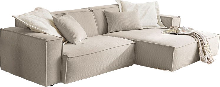3C Candy Ecksofa »Matteo in elegant, kubischer Formensprache, bequem, L-For günstig online kaufen