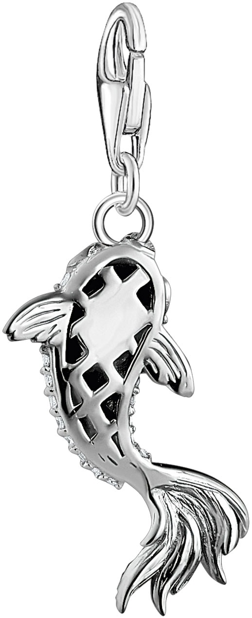 THOMAS SABO Charm-Einhänger »Koi mit Zirkoniasteinen, 2170-643-21«, mit Zirkonia (synth.)