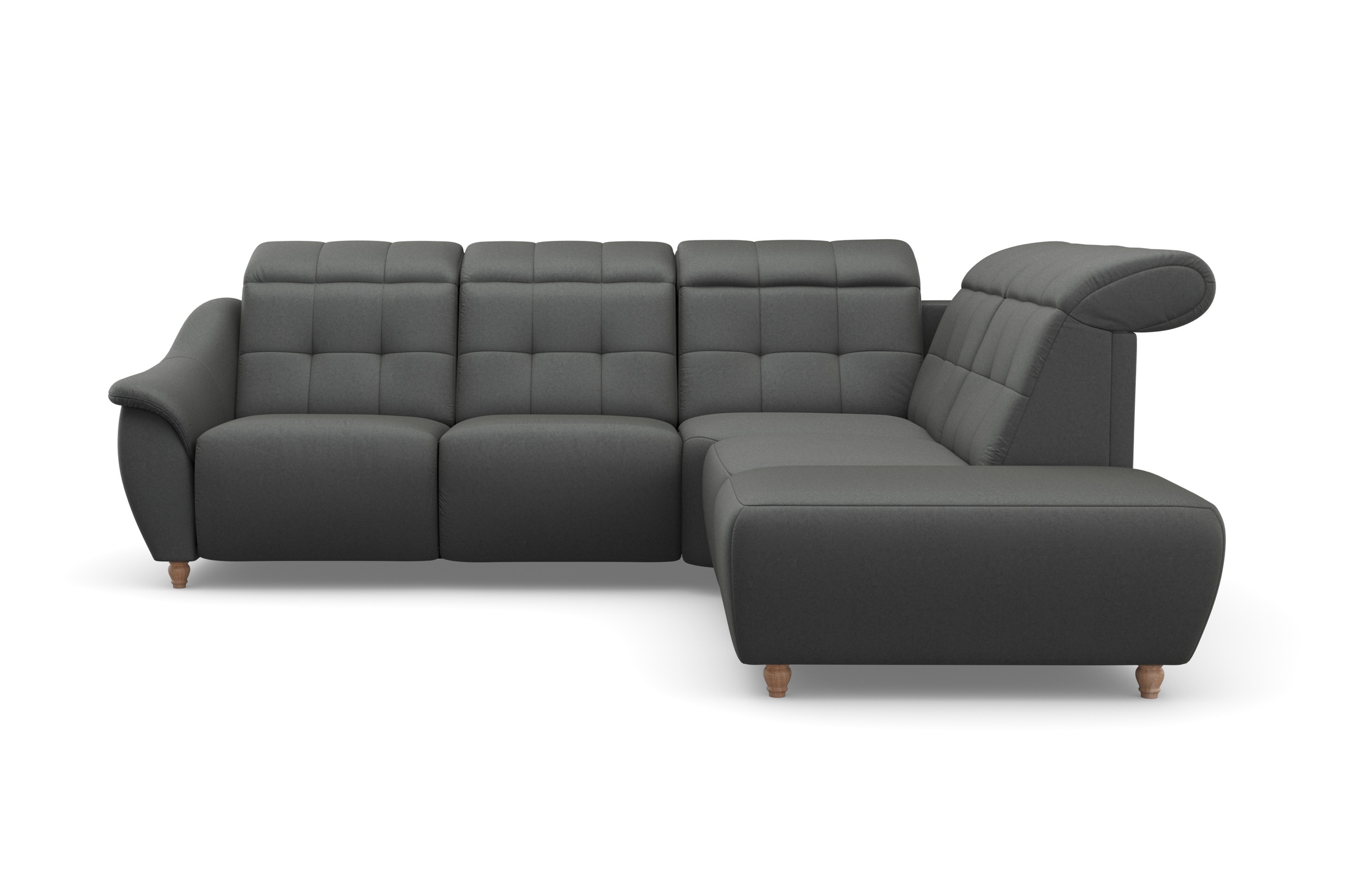 Home affaire Ecksofa »Boston L-Form«, Kopfteilverstellung an jeder Sitzfläc günstig online kaufen