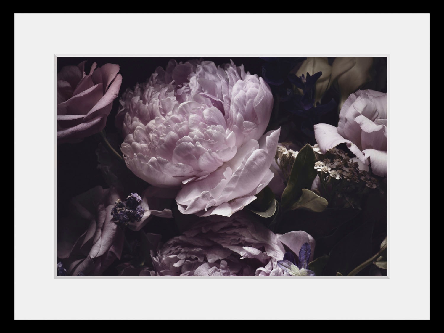 queence Bild »Lila« 1 Stk. tlg. HD Premium Poster-Druck inkl. Holzrahmen günstig online kaufen