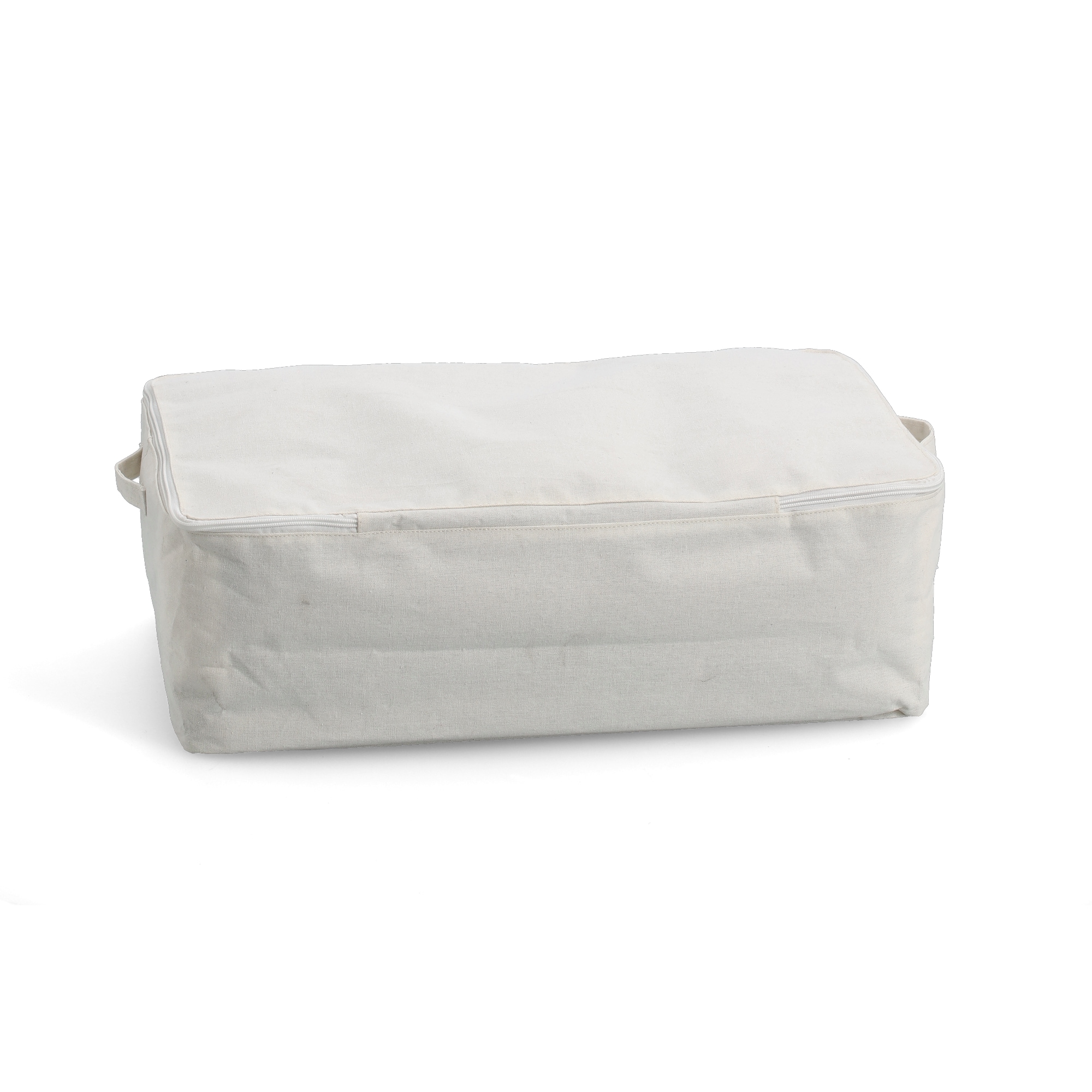 Zeller Present Aufbewahrungsbox »Aufbewahrungsbox, Polyester/Baumwolle, creme« mit Reißverschluss, 2er Set, ca. 38x27x27 cm