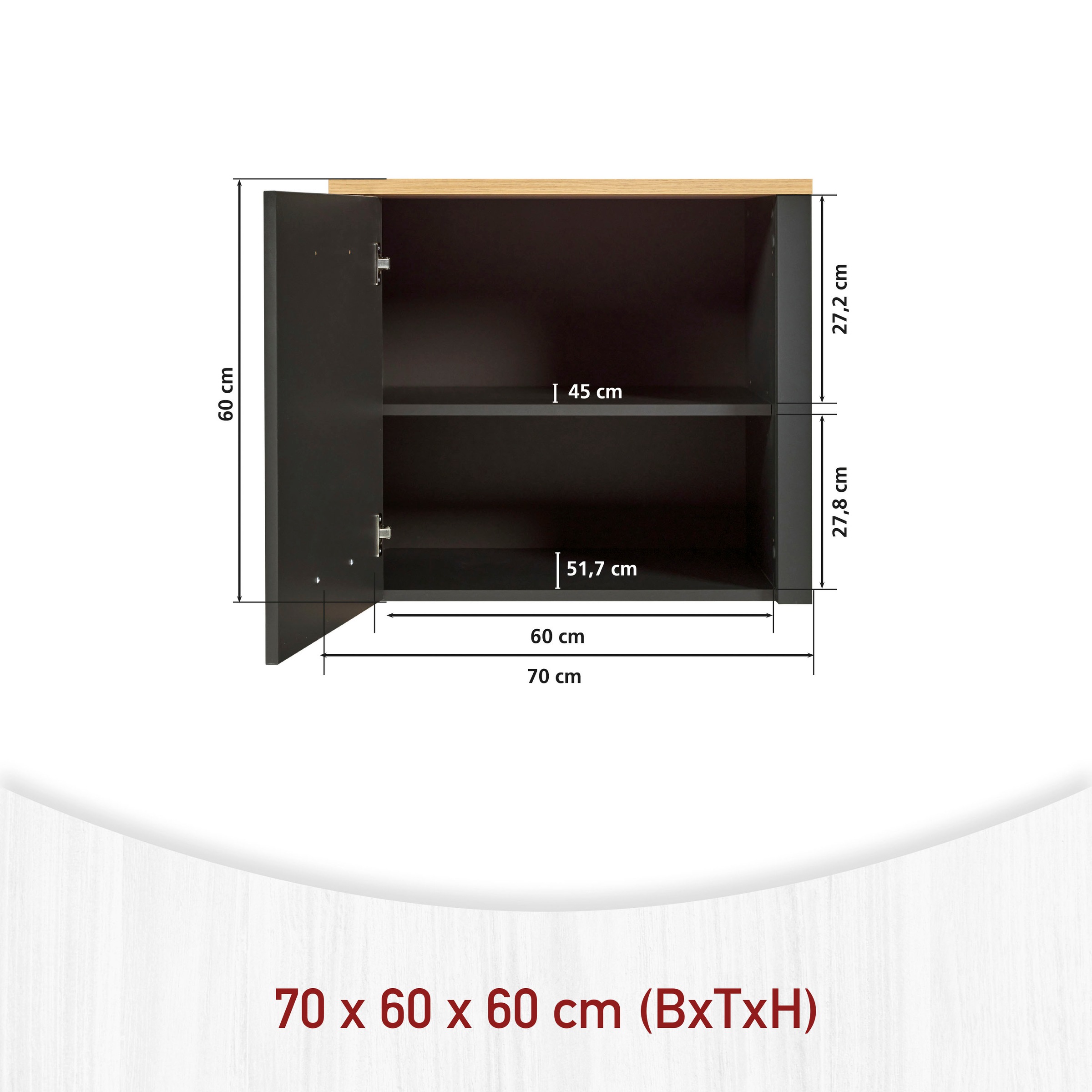 Inter Link Küchenzeile »Küchenzeile Veneto« Ohne E-Geräte für Spülmaschine Kochfeld Backofen Kühlschrank B: 300 cm