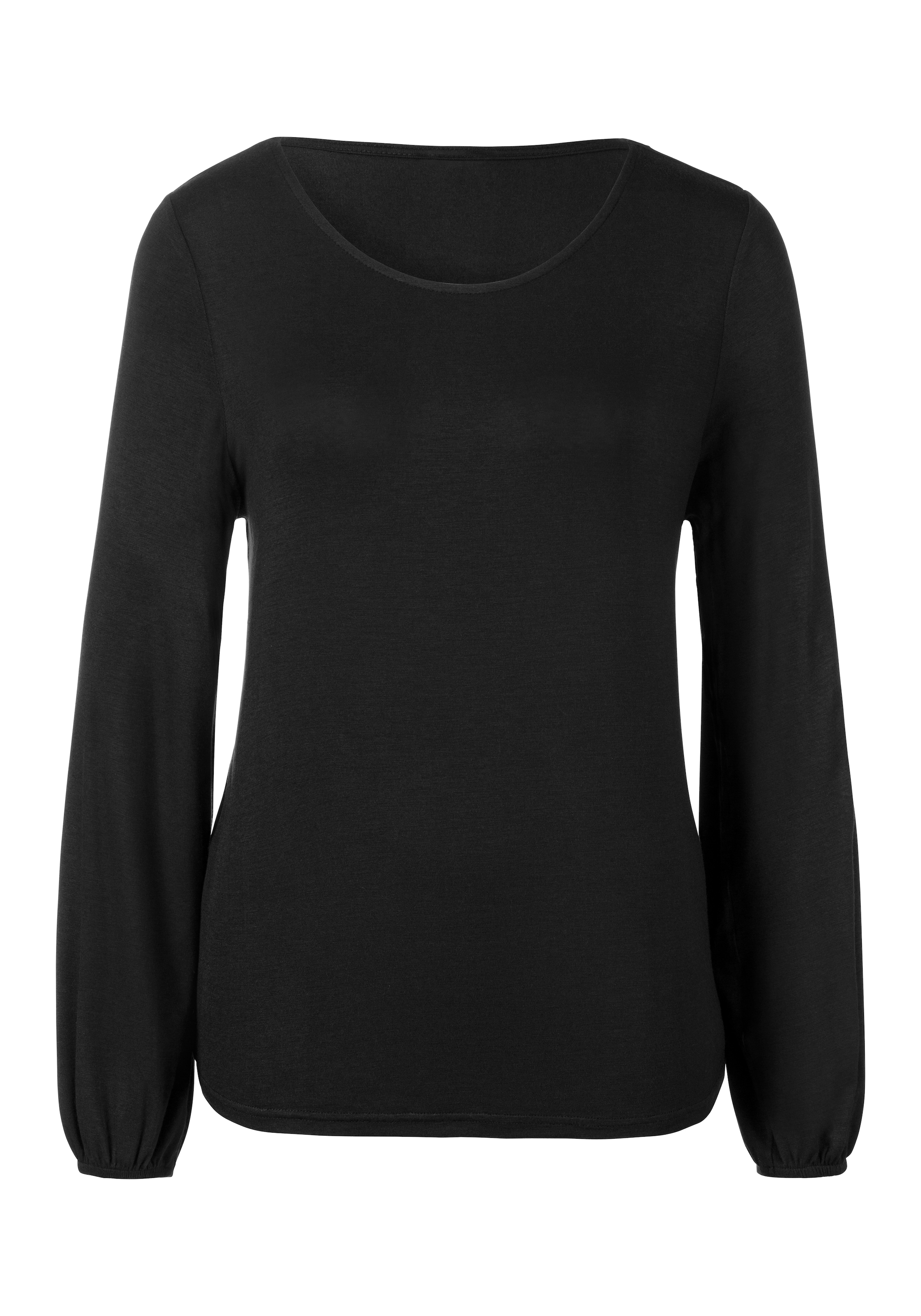 LASCANA Langarmshirt »mit weiten Ärmeln«, aus weichem Viskose-Stretch