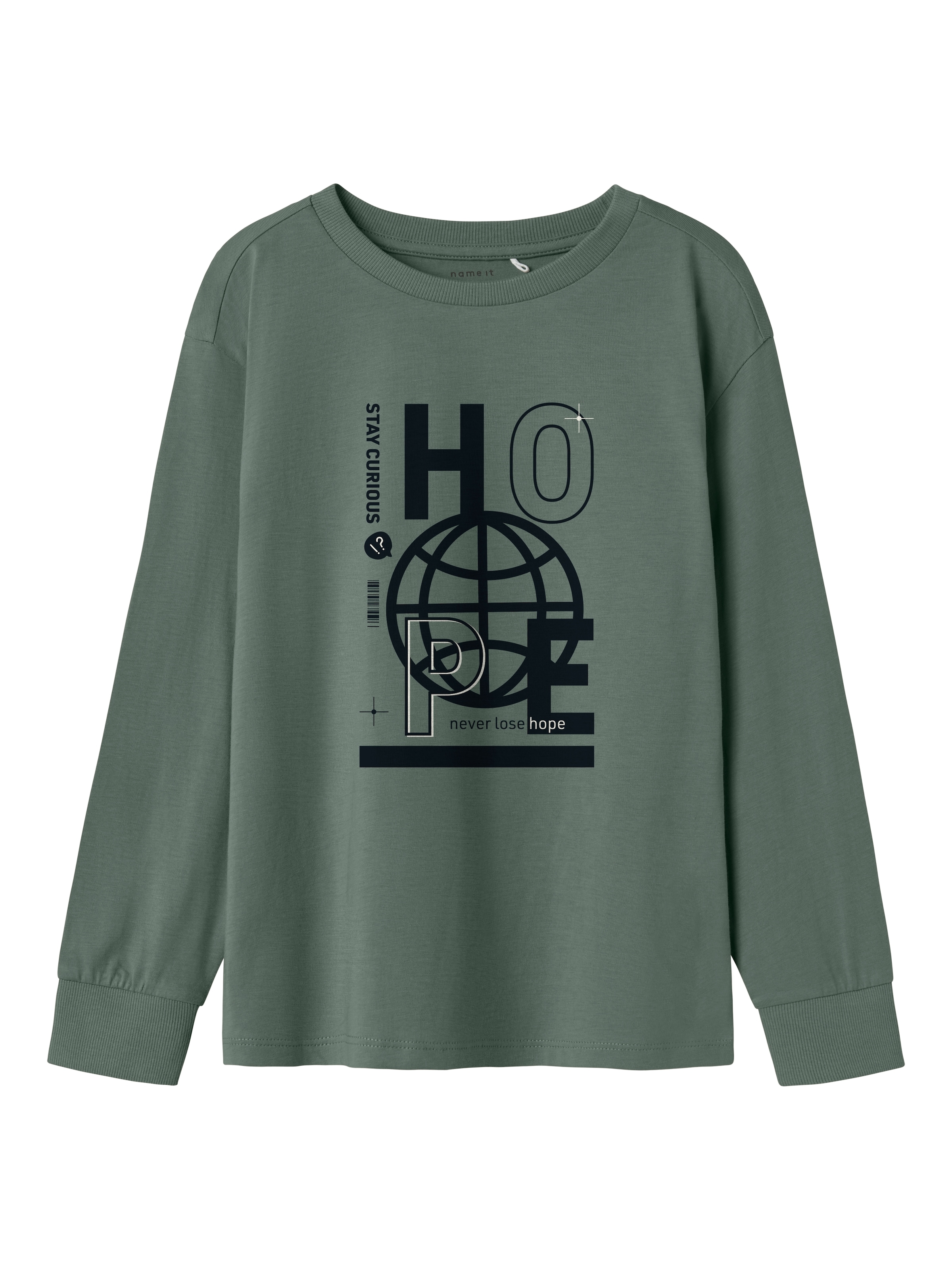Name It Langarmshirt »NKMOBAY LS NREG TOP PB«