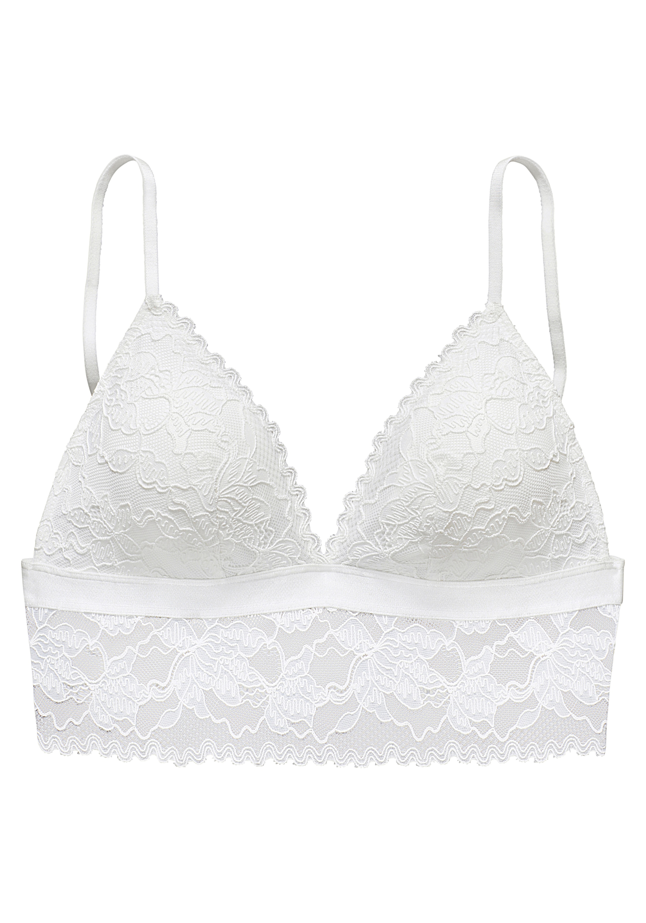 LASCANA Bralette-BH ohne Bügel, in leichter Longform, sexy Dessous