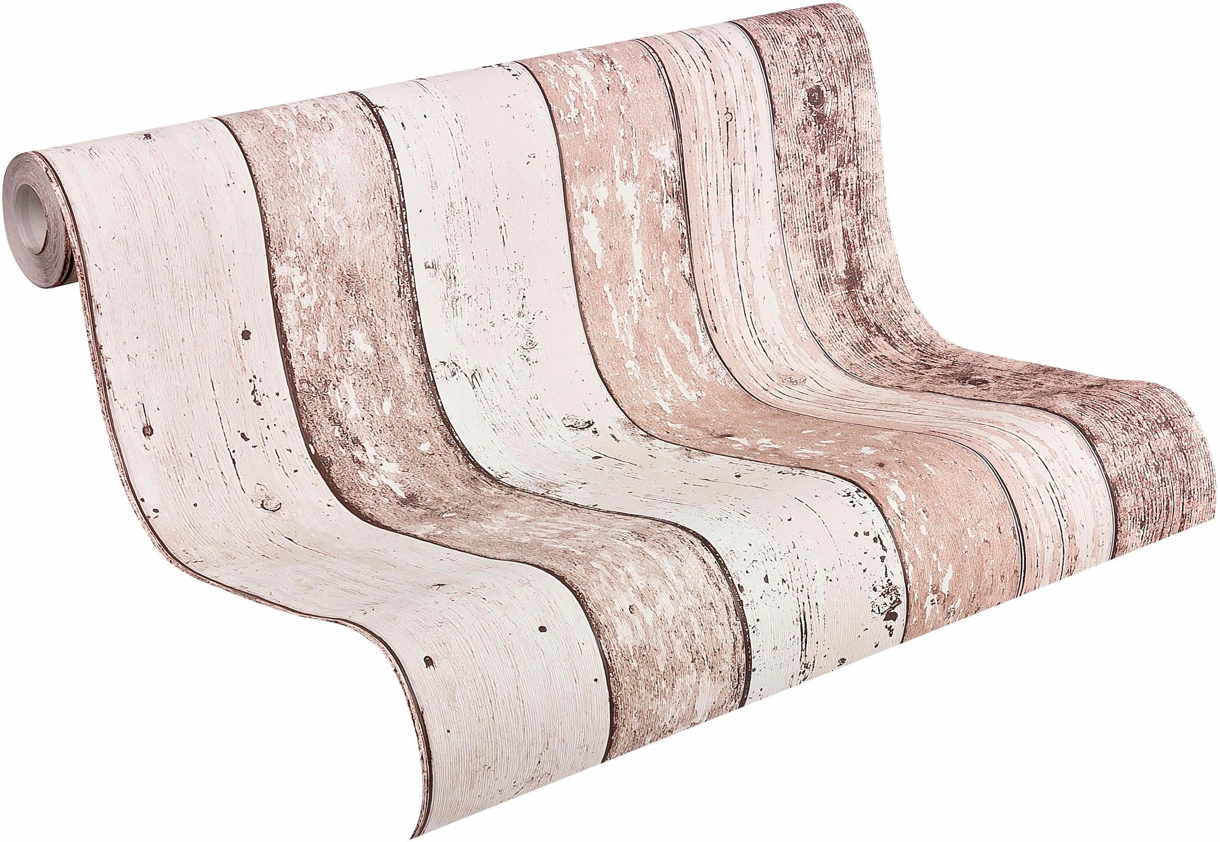 living walls Vliestapete »Best of Wood`n Stone 2nd Edition« Holz | gestreift | realistisch leicht strukturiert Landhaus Tapete Holzoptik Tapeten Wohnzimmer Schlafzimmer Design Optik