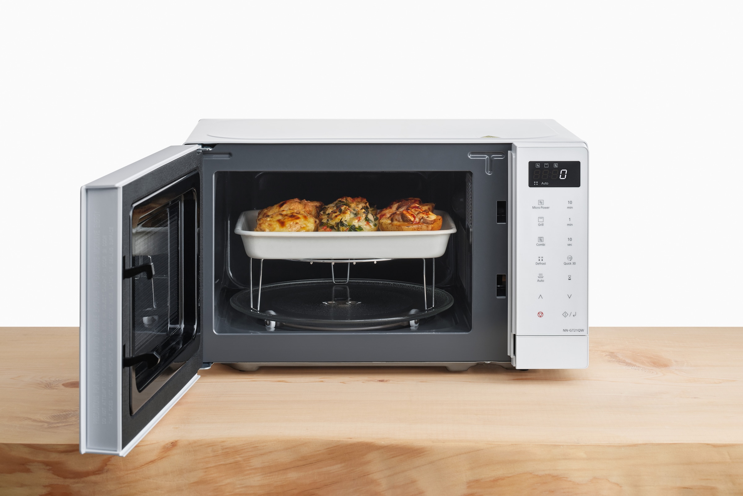 Panasonic Mikrowelle »NN-GT21QWEPG Mikrowelle mit Grillfunktion«, Mikrowelle-Grill, 800 W