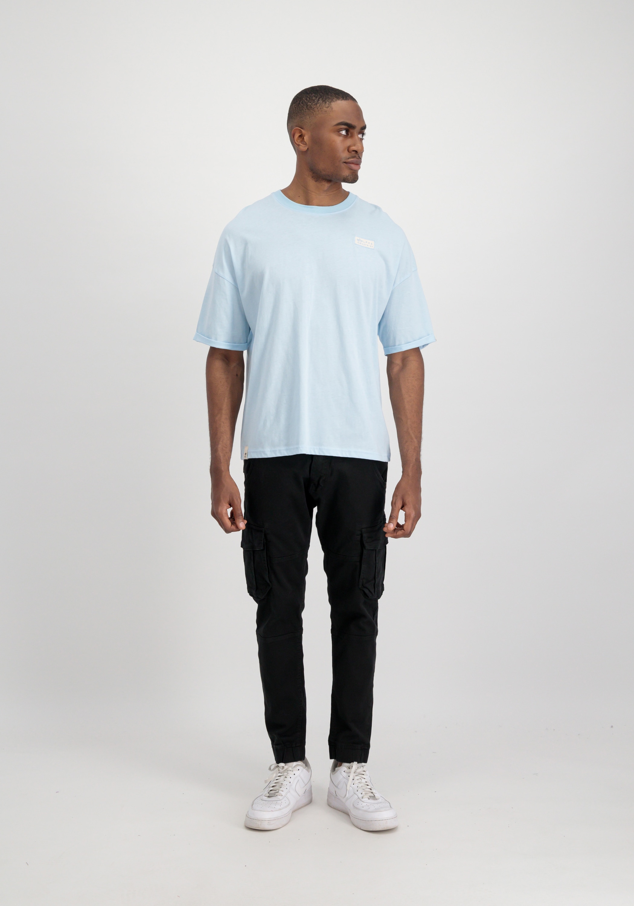 Alpha Industries T-Shirt »Alpha Industries Men - T-Shirts Organics OS Roll-Up T-Shirt«