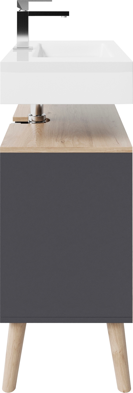 welltime Waschbeckenunterschrank »MOLN«, Badmöbel, Breite 60cm