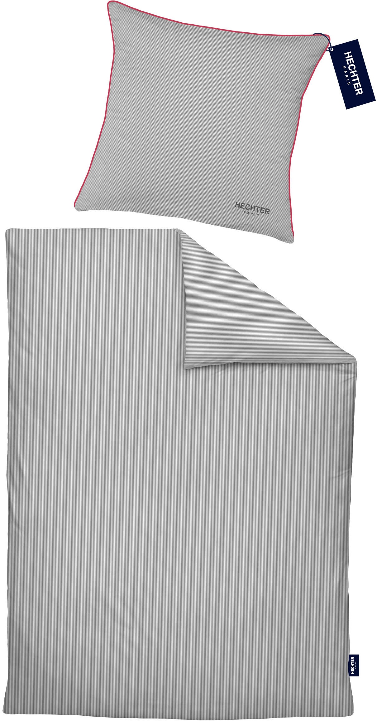 HECHTER PARIS Bettwäsche »0061308«, feiner Glanz + weicher Griff, 100% Baumwolle, Satinpaspel + LOGO