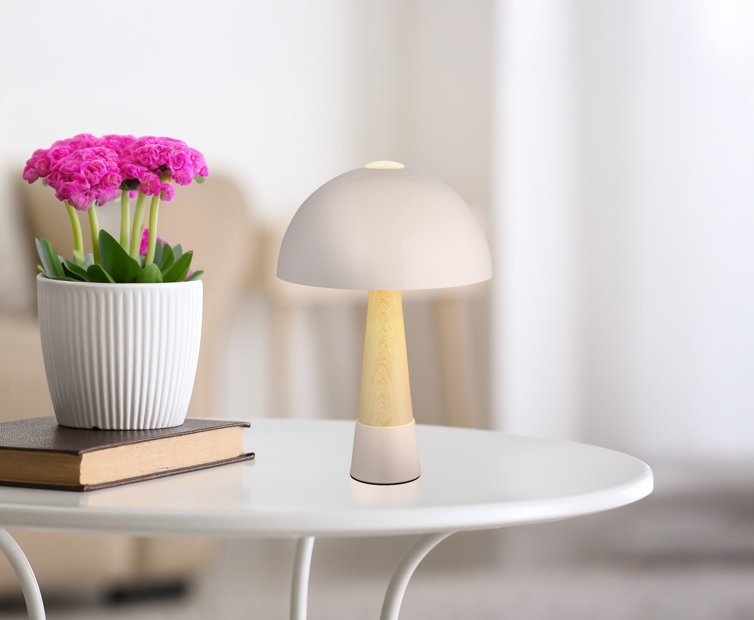 NOWA LED Tischleuchte »PAULIN«, 1 flammig, Leuchtmittel E27 | ohne Leuchtmittel