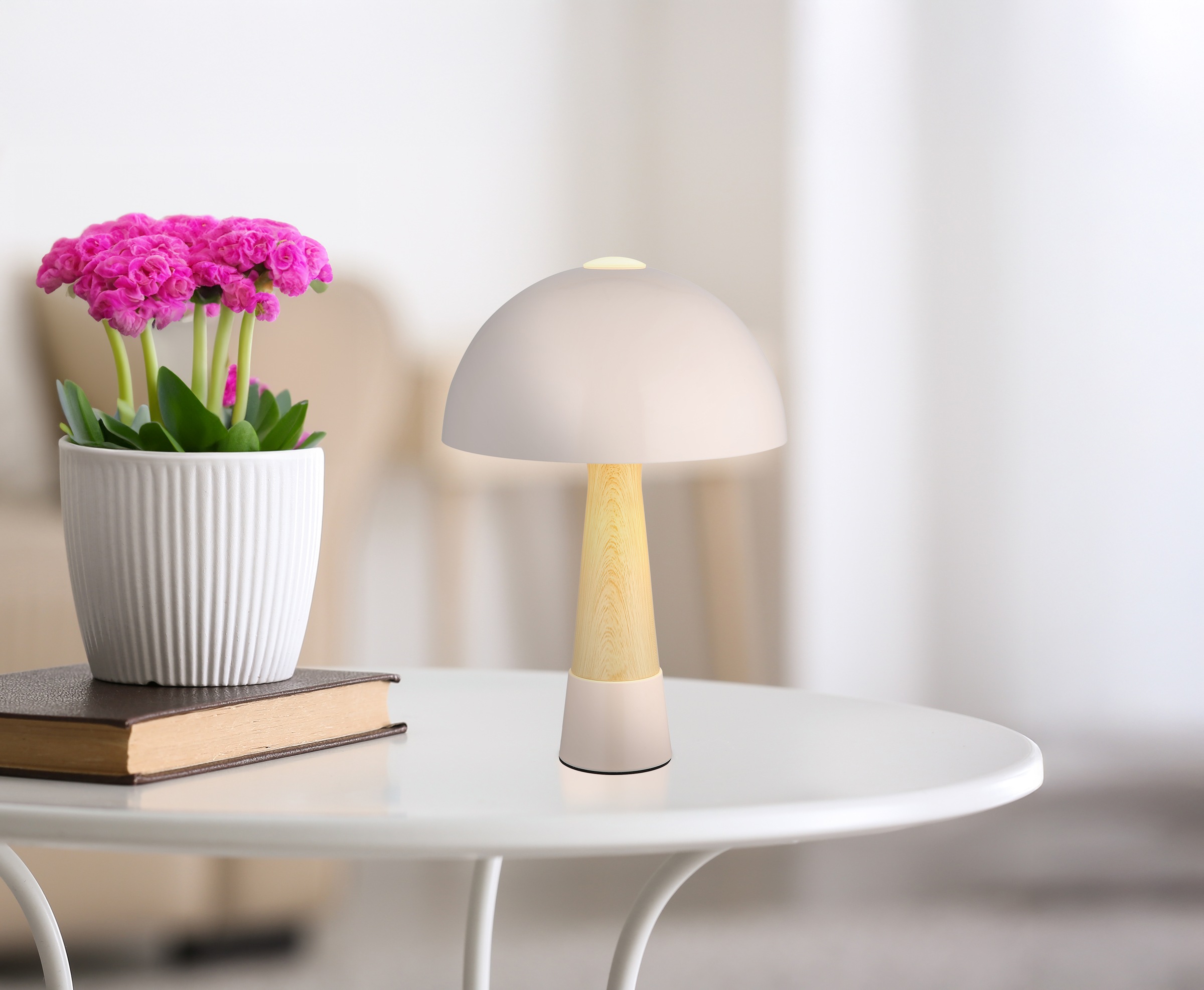 NOWA LED Tischleuchte »PAULIN«, 1 flammig, Leuchtmittel E27   ohne Leuchtmi günstig online kaufen