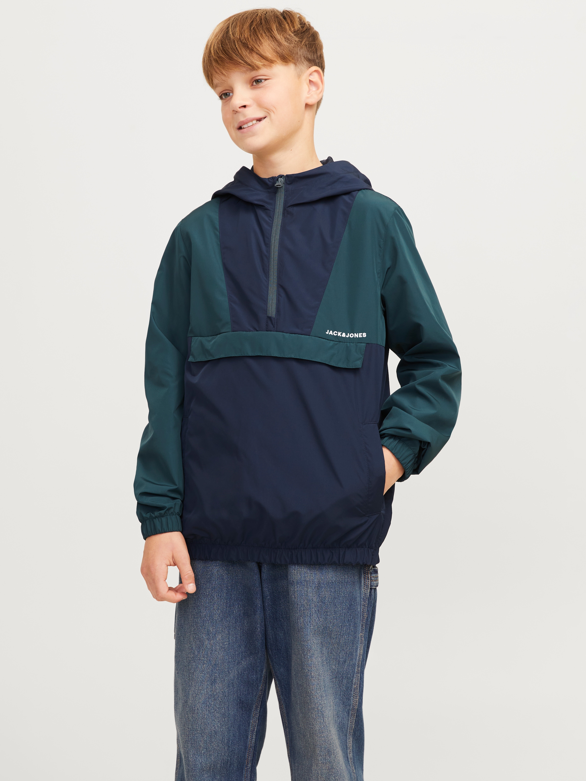 Jack & Jones Junior Windbreaker »JJWINDBREAKER PACKABLE ANORAK JNR«, mit Kapuze