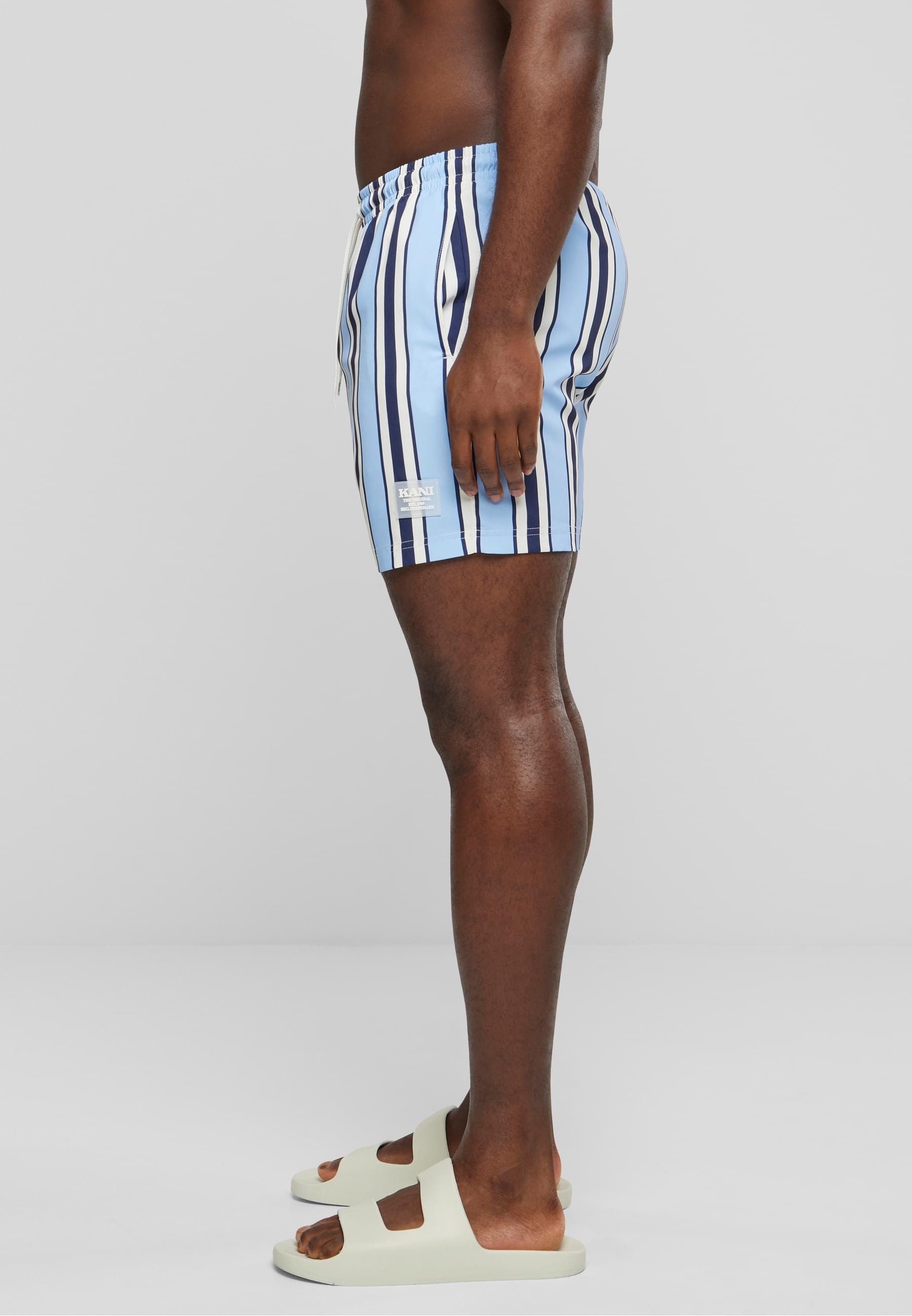 Karl Kani Badeshorts »Karl Kani Herren KM-SW013-090-26 Retro Striped Swim Shorts«
