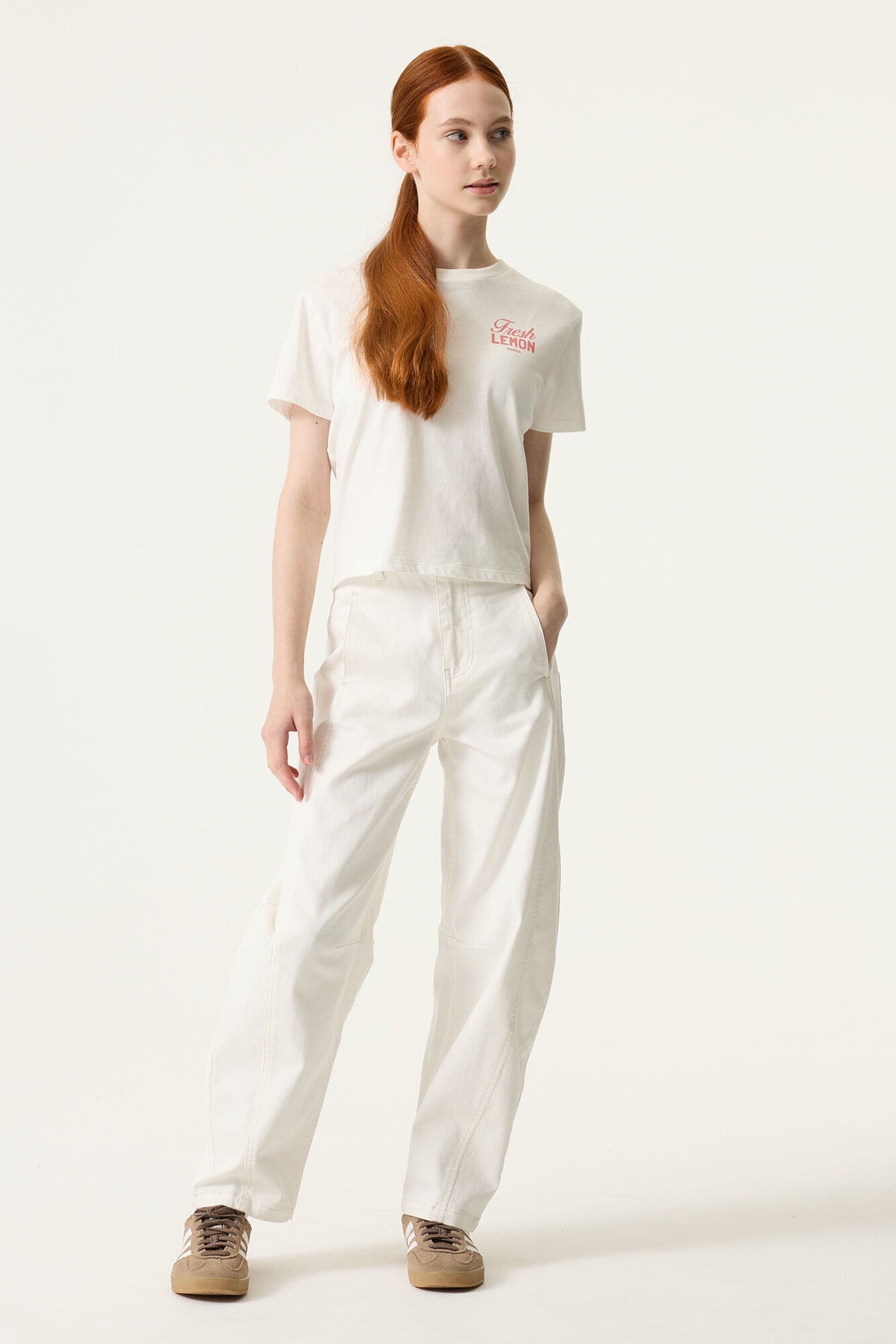 Garcia Rundhalsshirt mit großem Rückenprint