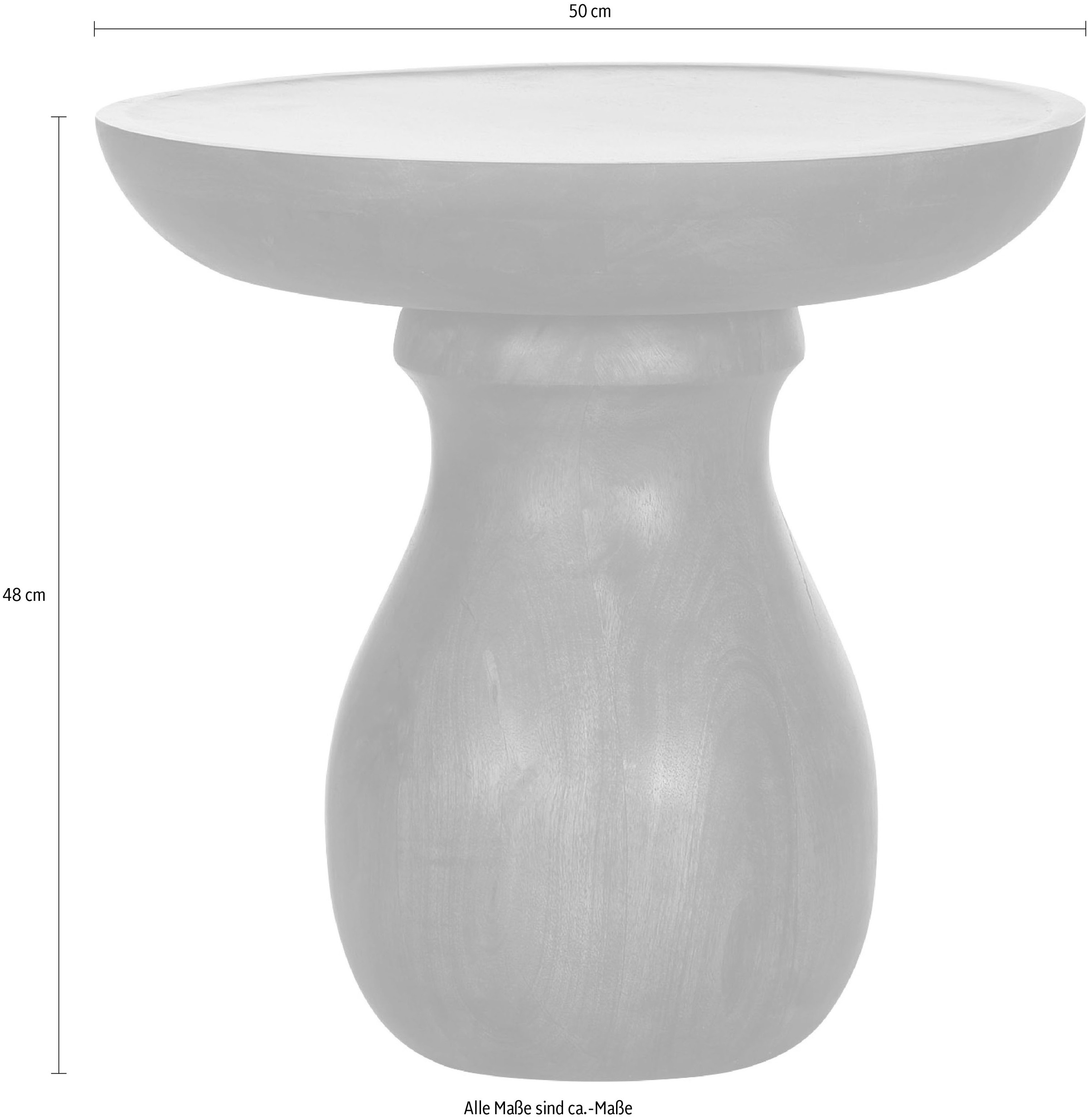 Gutmann Factory Beistelltisch »Grace«, aus Massivholz Mango