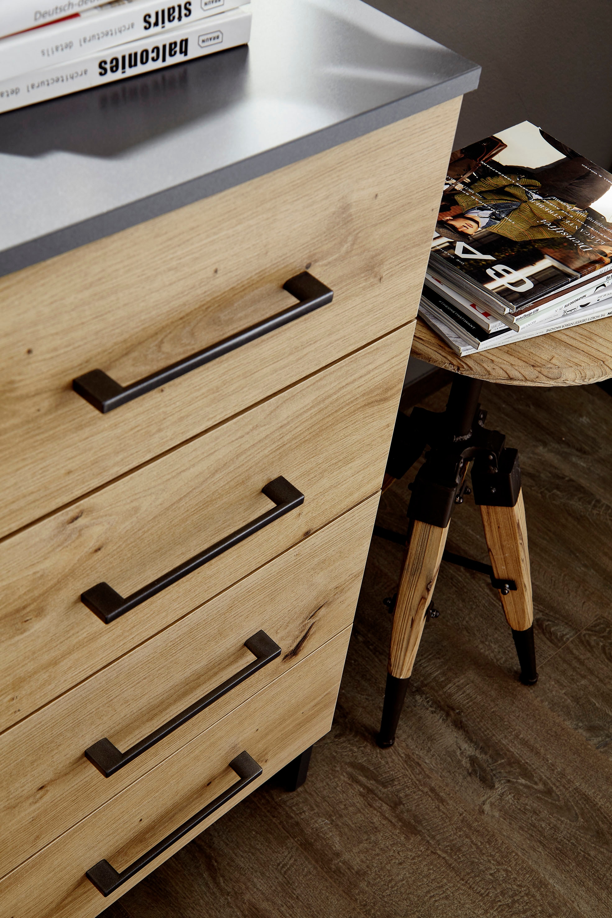 rauch Schubkastenkommode »Holmes«, im modernen Industrial Style