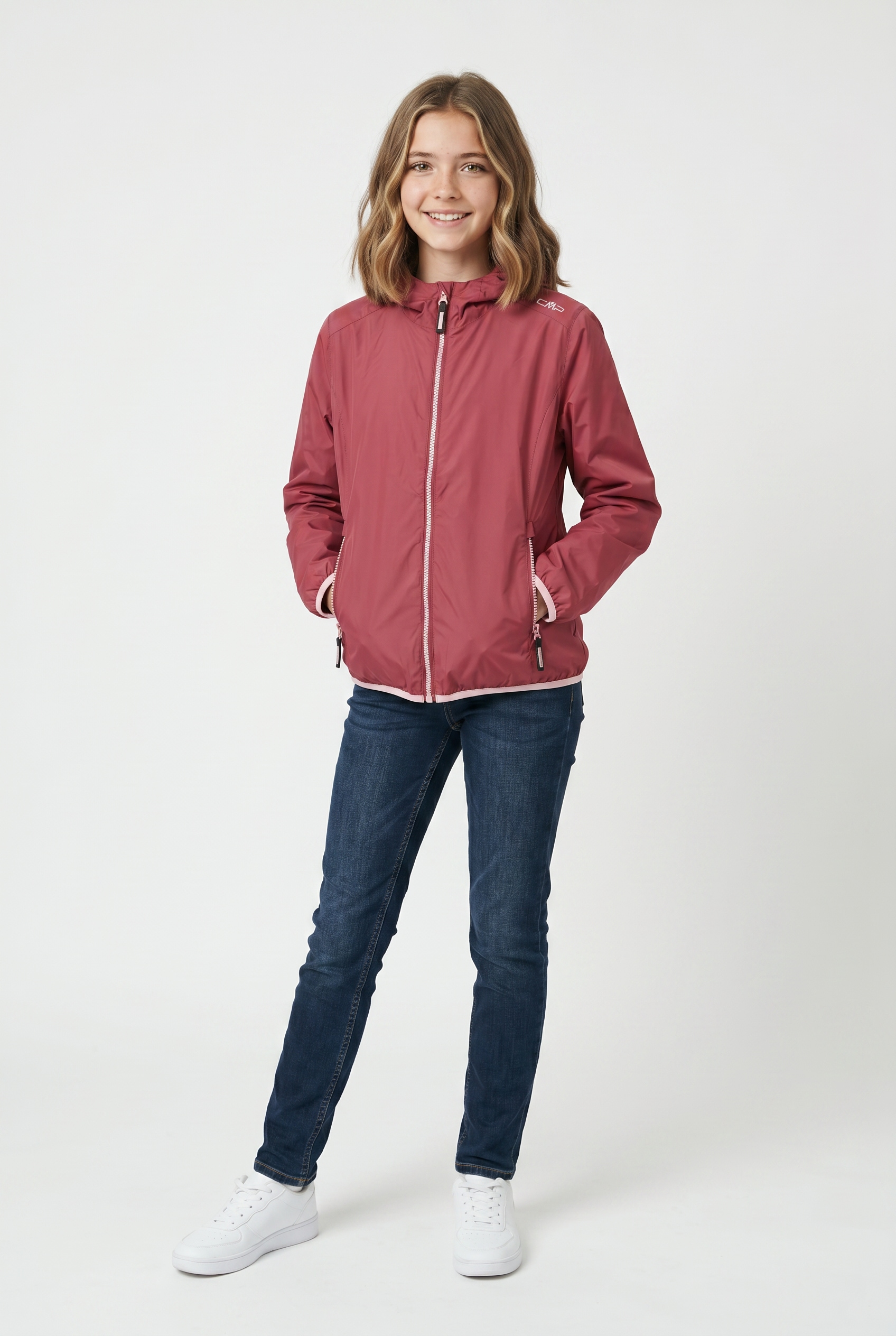 CMP Regenjacke »KID G JACKET RAIN FIX HOOD« mit Kapuze für Kinder, mit Kapuze, wind- und wasserdicht, Wassersäule 5000