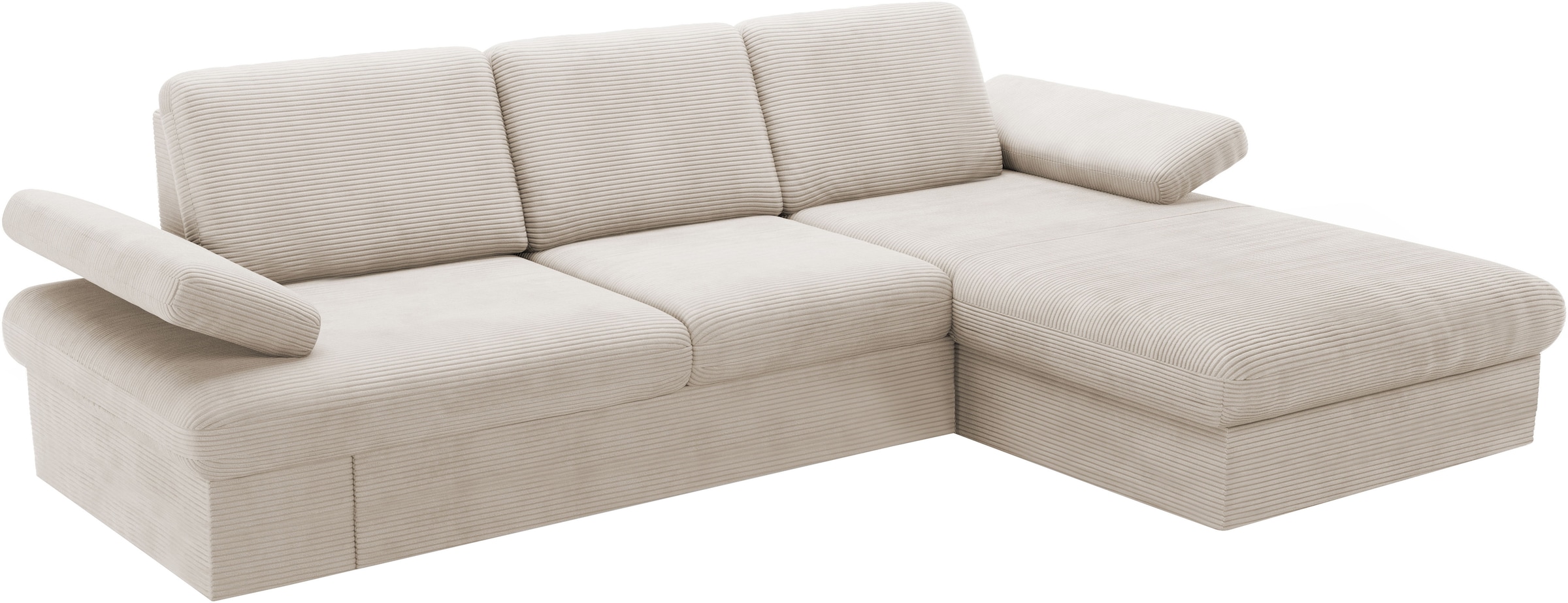 sit&more Ecksofa »Moreno«, mit Armteilverstellung,wahlweise mit Bettfunktion