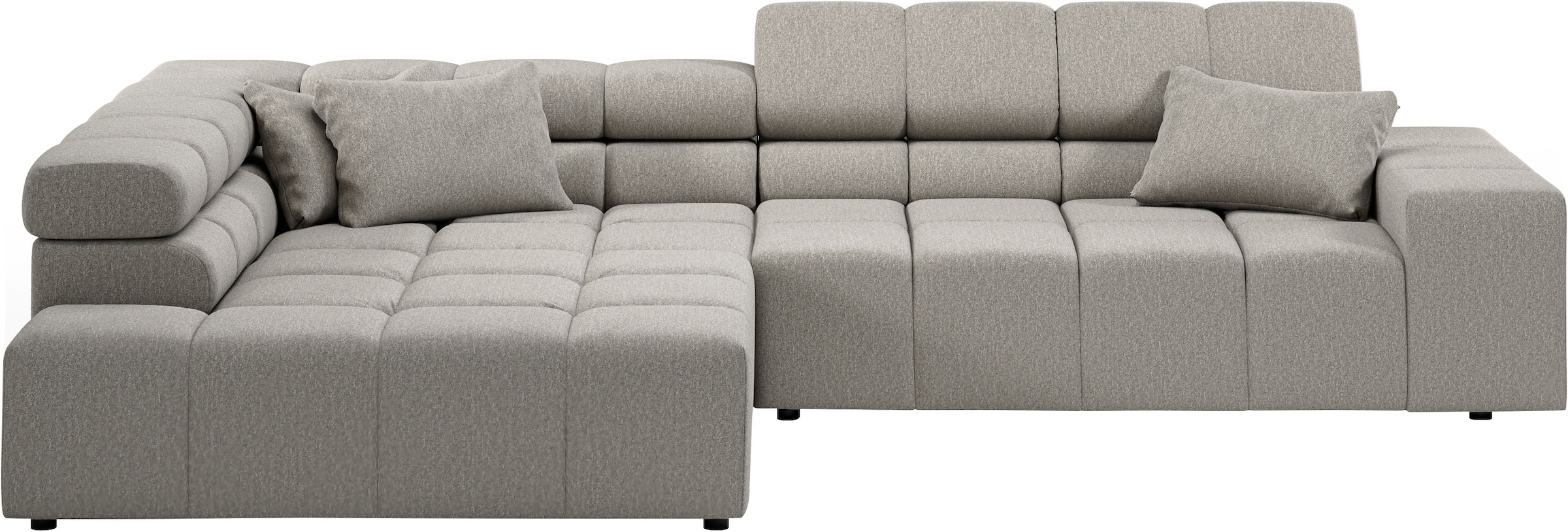 INOSIGN Ecksofa »Ancona incl. Kopfteilverstellung, OTTOs Choice, Breite 319cm, L-Form«, wahlweise motorische Sitztiefenverstellung, auch in Cord + Easy Care