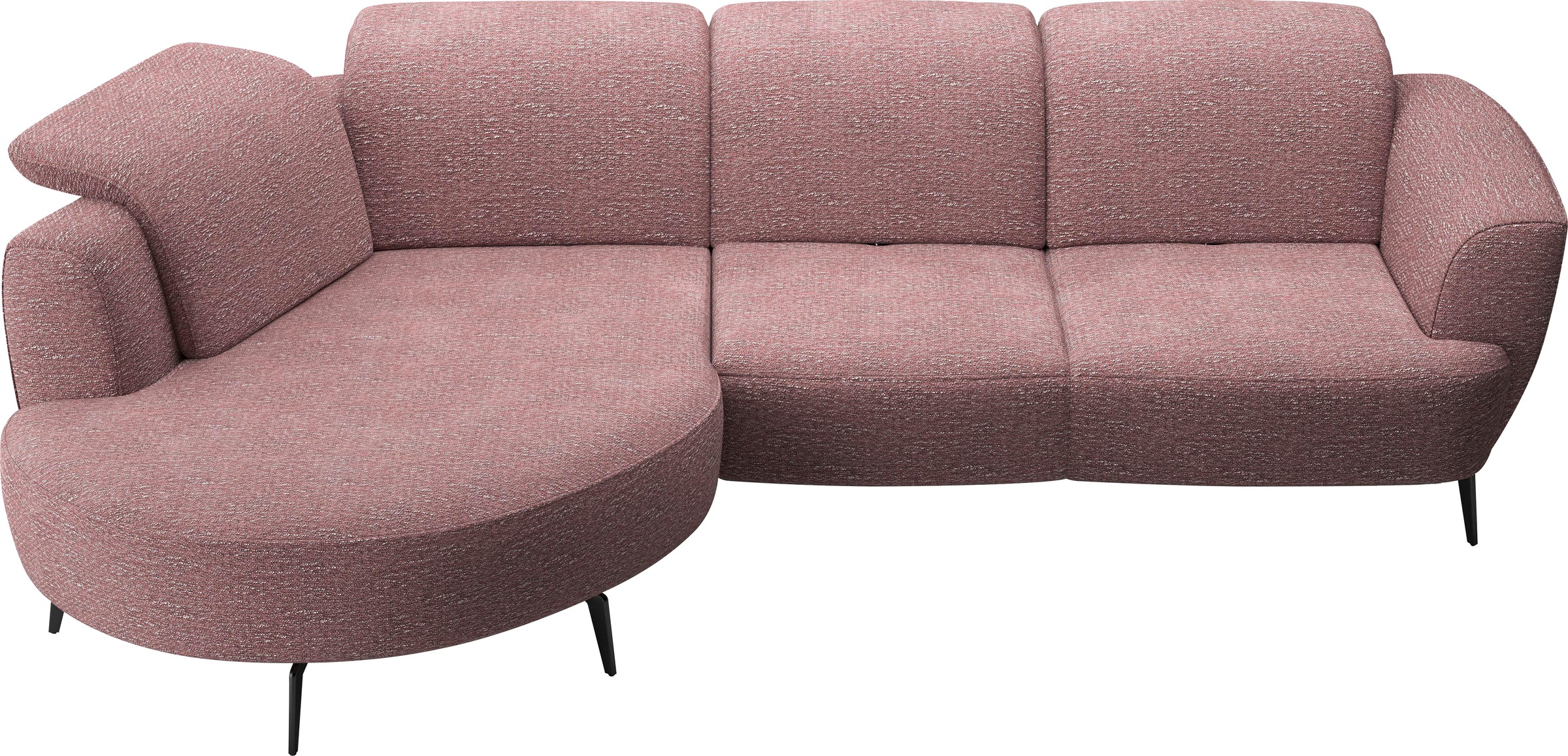 sit&more Ecksofa »Zoe«, ink.Sitztiefenverstellung, wahlweise mit Kopfteilverstellung