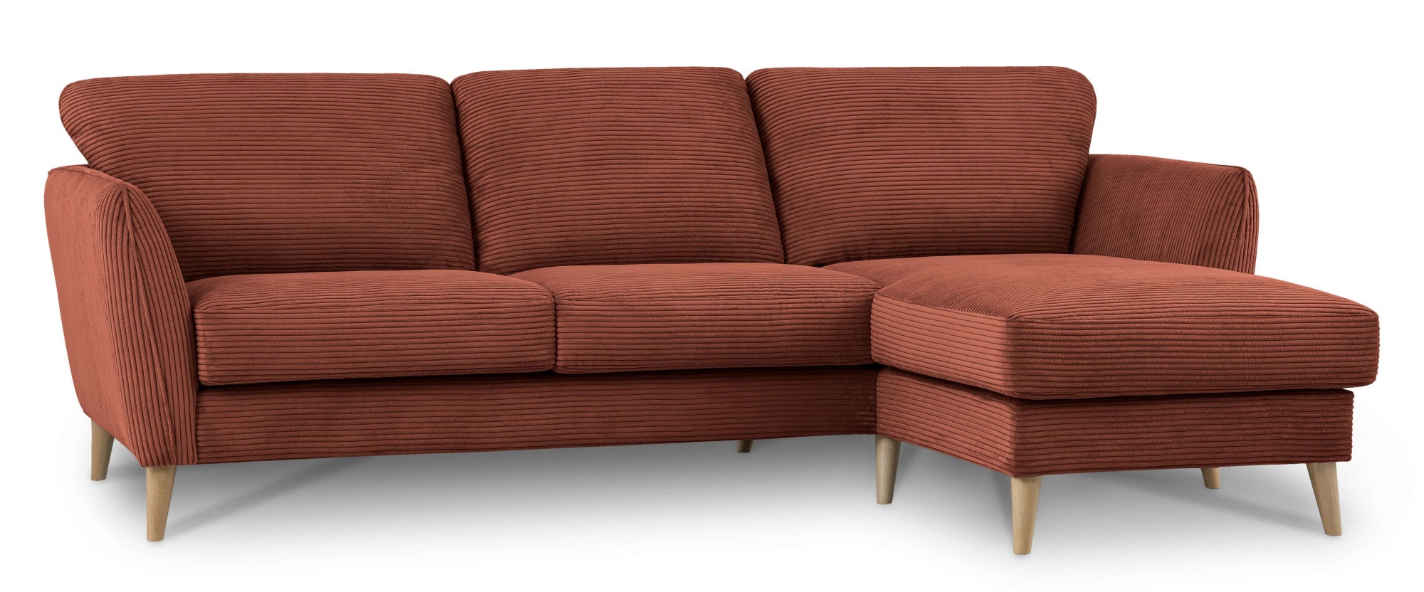 Home affaire Ecksofa »MARSEILLE (242/152cm),L-Form, Rec. rechts/links«, Massivholzbeine aus Eiche, in verschieden Bezügen und Farbvarianten