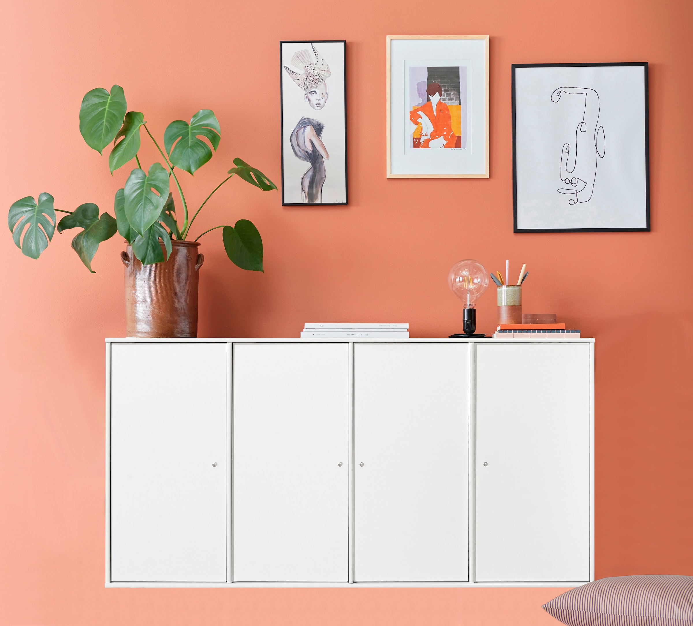 Hammel Furniture Türfront »Mistral Kubus 062, Tür passend zur Sideboard & Bücherregal«, (1 St.), für Korpus 025, 026, 116 und 117, Blick nach r. oder l., Breite: 32 cm