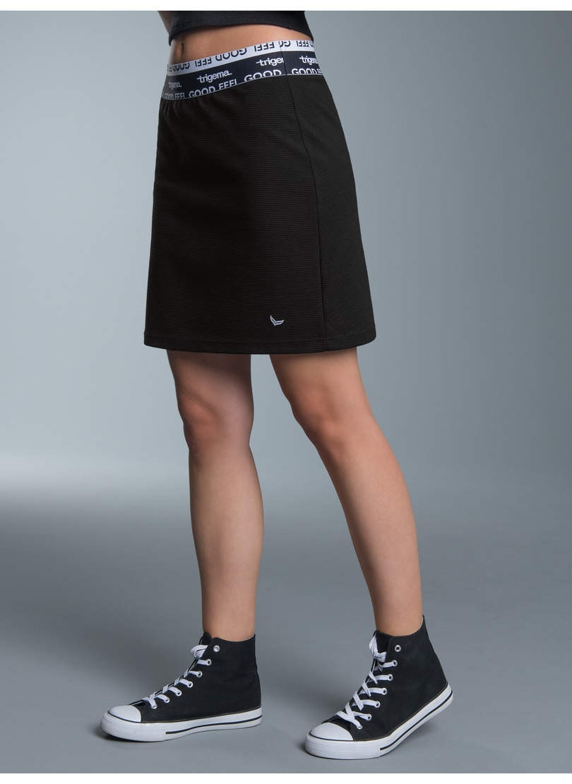 Trigema Jerseyrock »TRIGEMA Rock in Waffeloptik« 1 Stk.