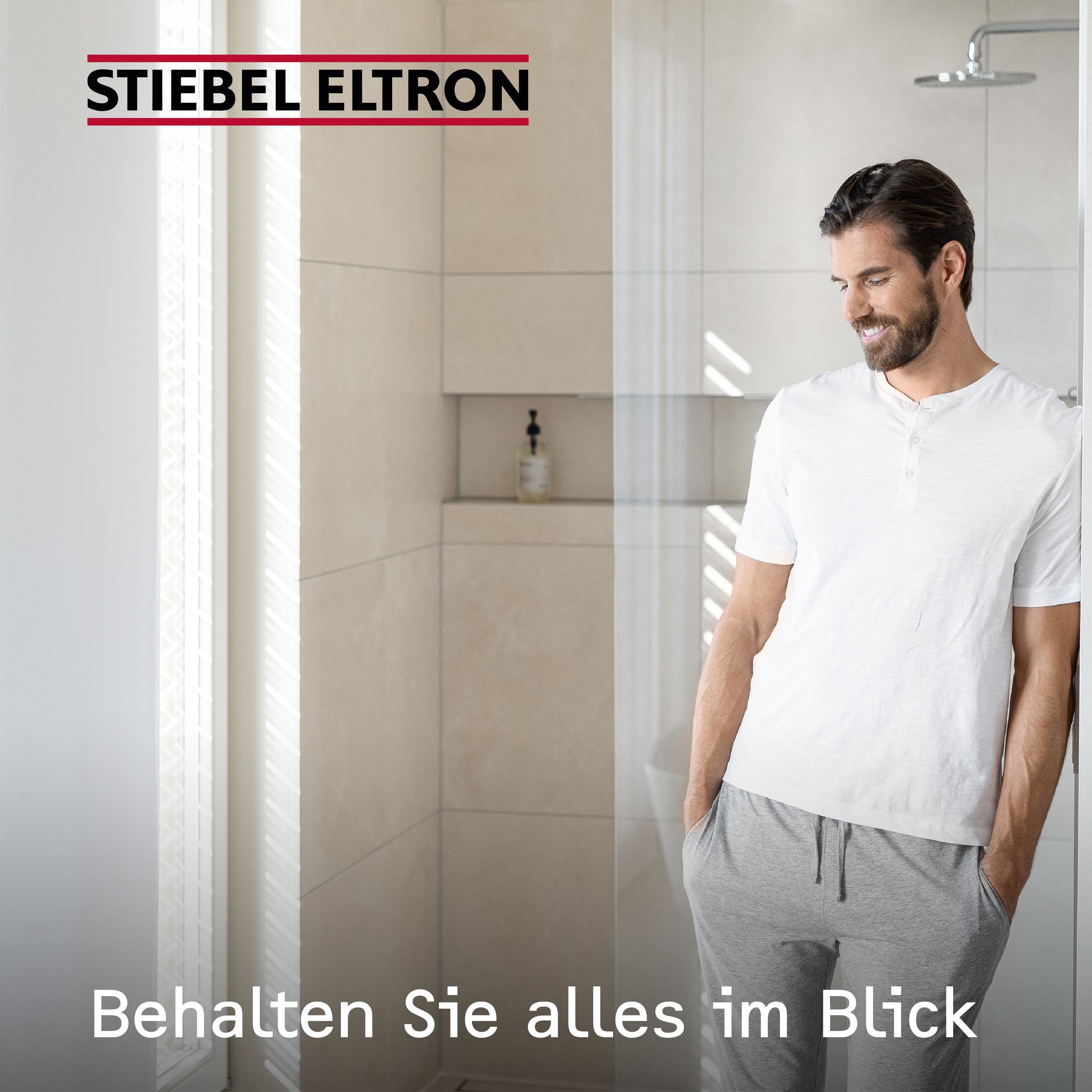 STIEBEL ELTRON Komfort-Durchlauferhitzer »DHB-E 18 kW LCD 25«, 3i Technologie für konstante Warmwassertemperatur,LC-Display