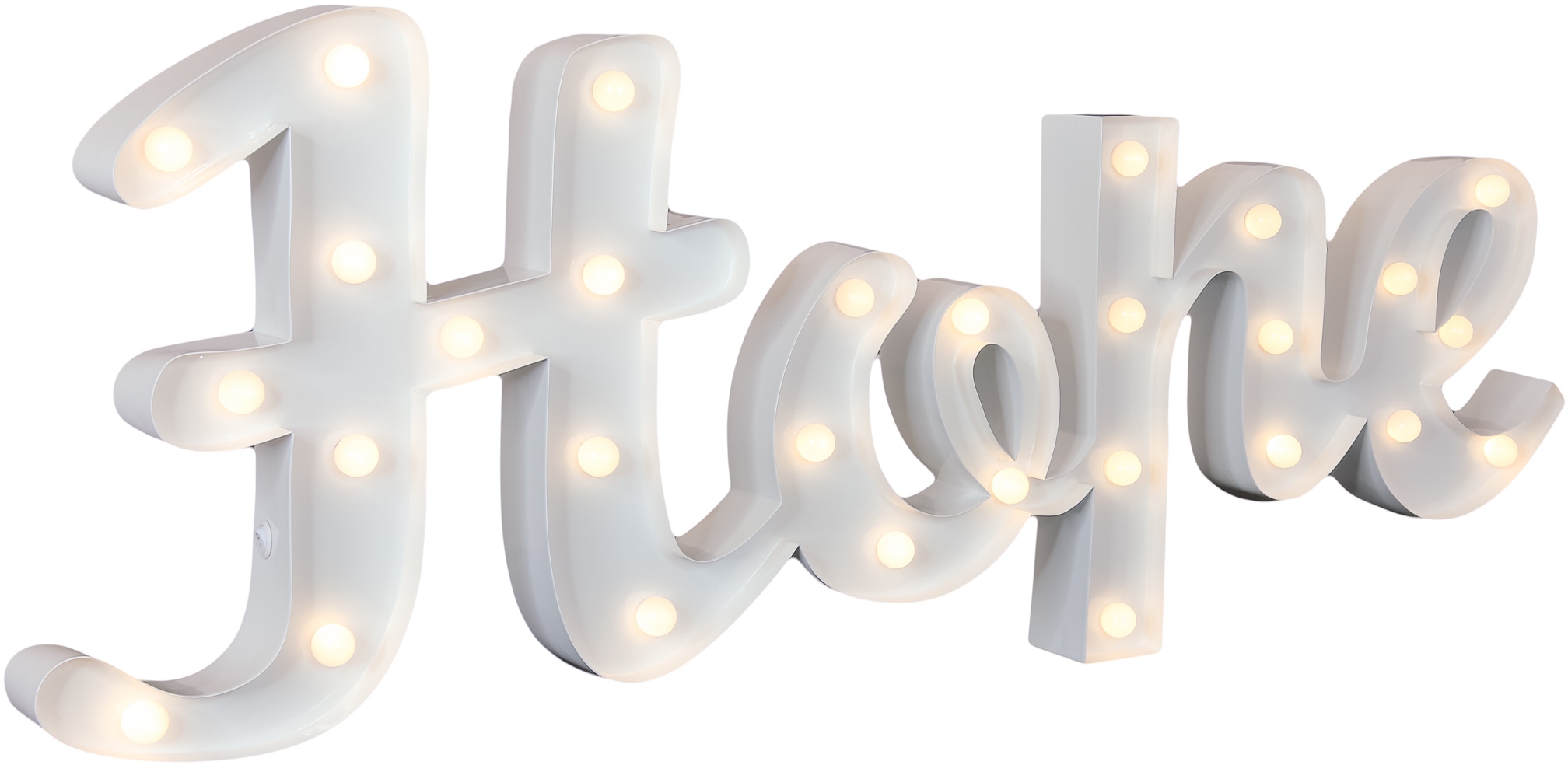 Rechnung LIGHTS auf MARQUEE bestellen Wandlampe, mit Tischlampe LED festverbauten »Hope«, 29 cm Dekolicht Hope LEDs 29 84x31 - flammig-flammig,
